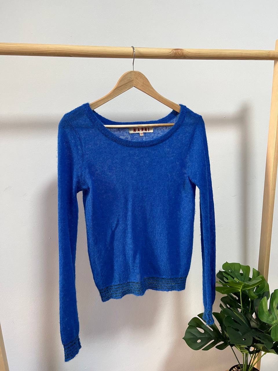 Marni Marni Fuzzy Wuzzy Blue sweater Size XS / US 0-2 / IT 36-38 - 3 Thumbnail