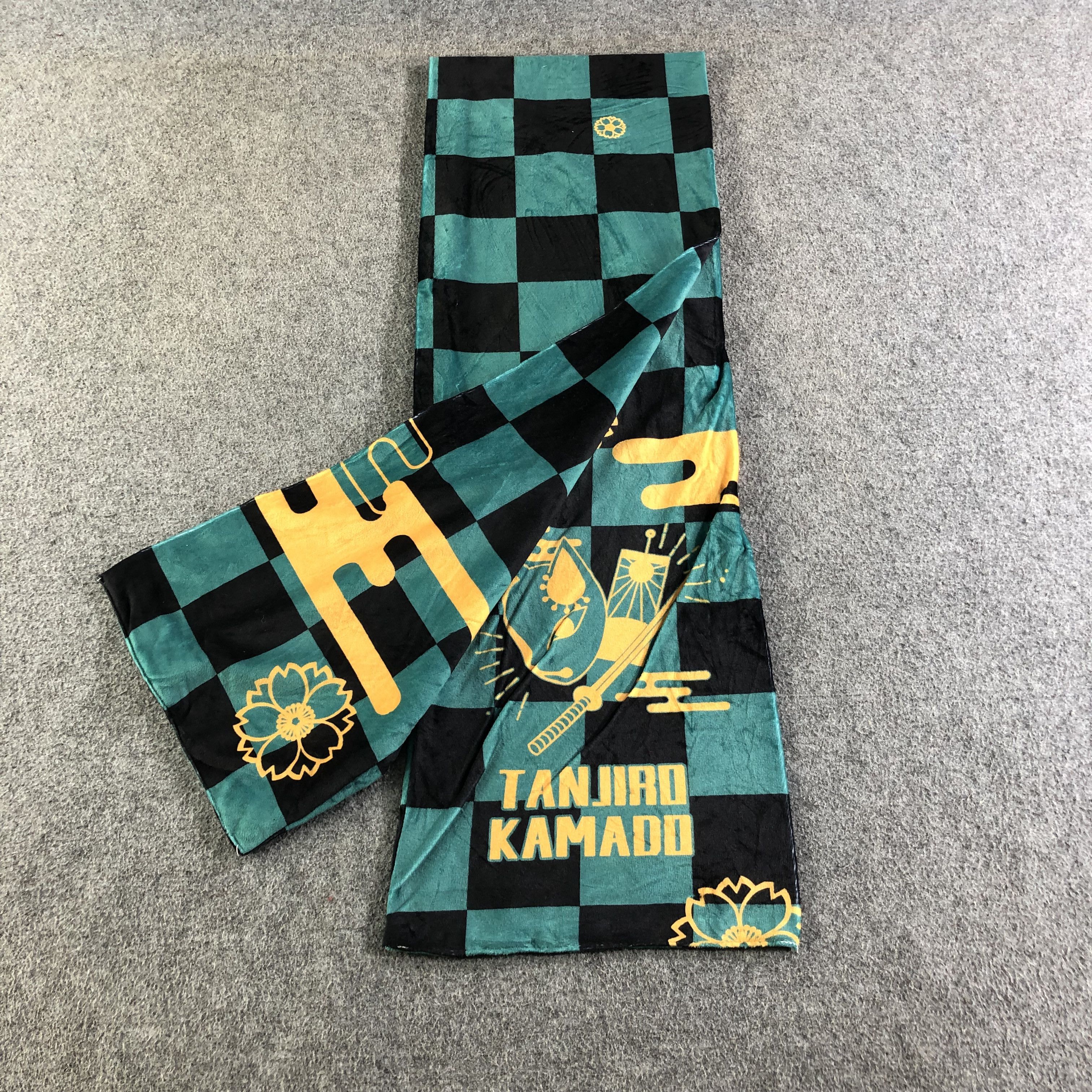 Anime Tanjiro Demon Slayer Scarf Muffler V1867 Size ONE SIZE - 2 Thumbnail
