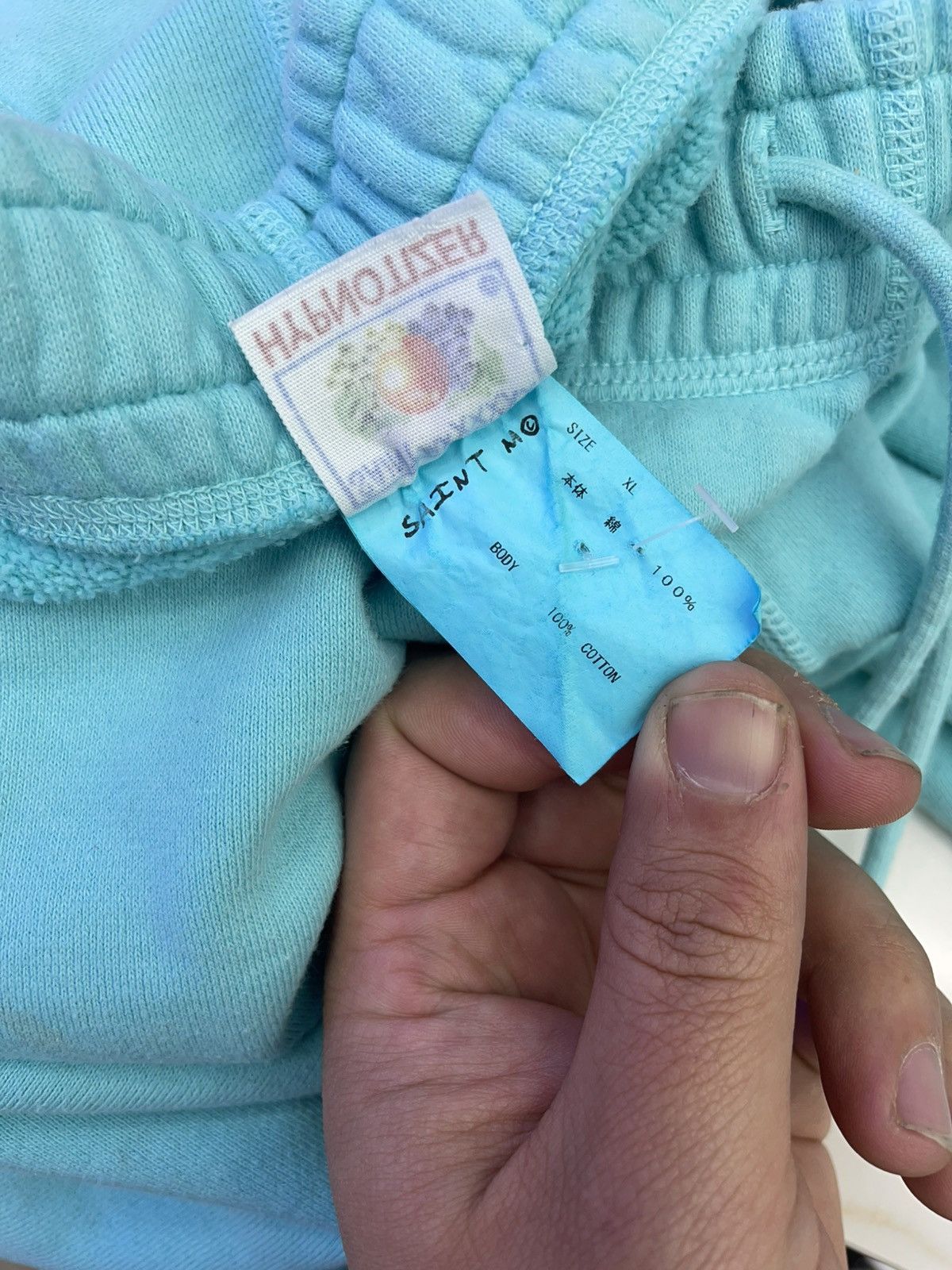 Saint Michael Saint Michael ( Tiffany blue) Sweatpants Size US 34 / EU 50 - 4 Thumbnail