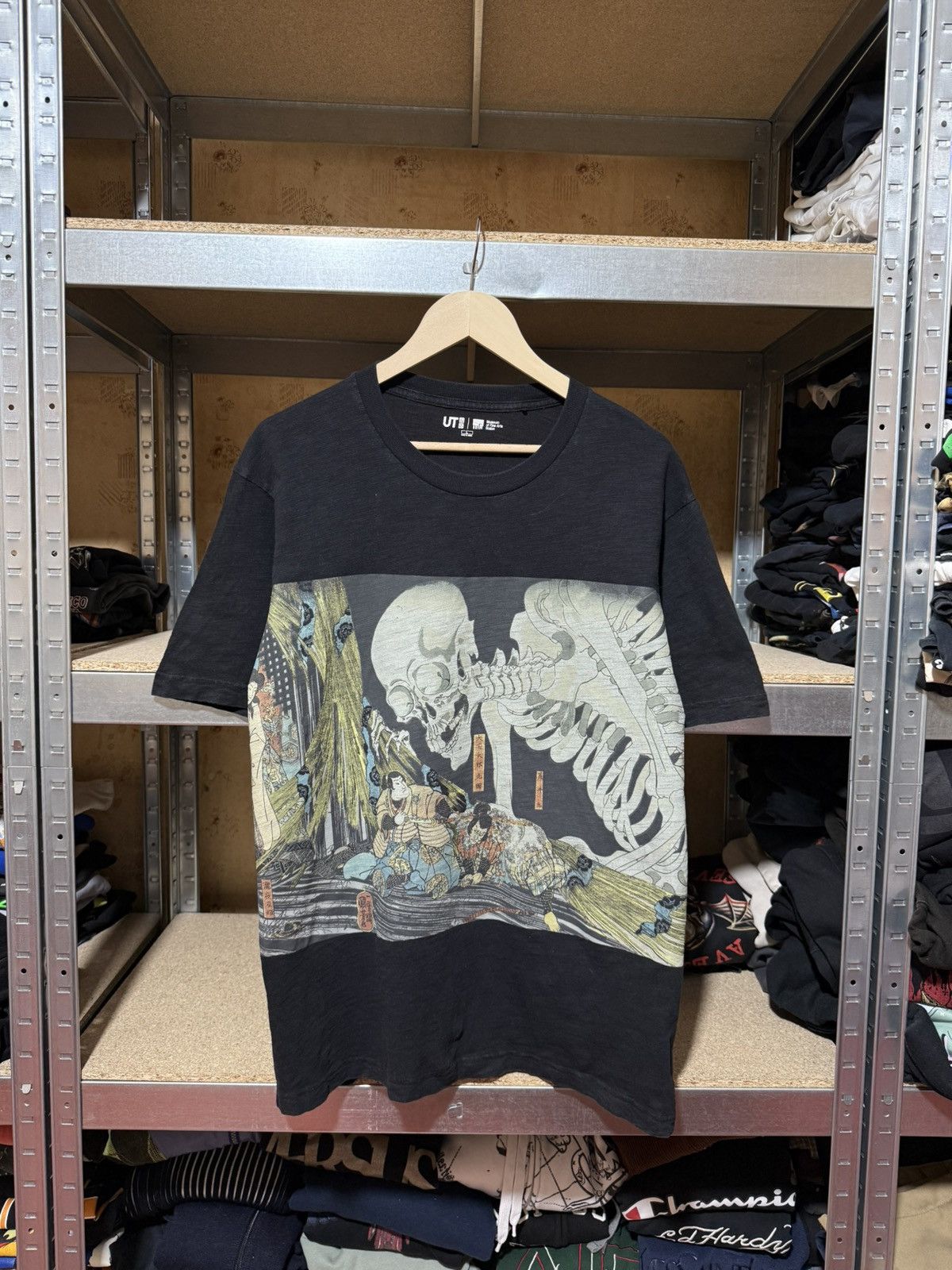 Designer × Japanese Brand × Uniqlo Uniqlo Museum Of Fine Arts Boston Skeleton T-Shirt Y2K Hype Size US XL / EU 56 / 4 - 1 Thumbnail