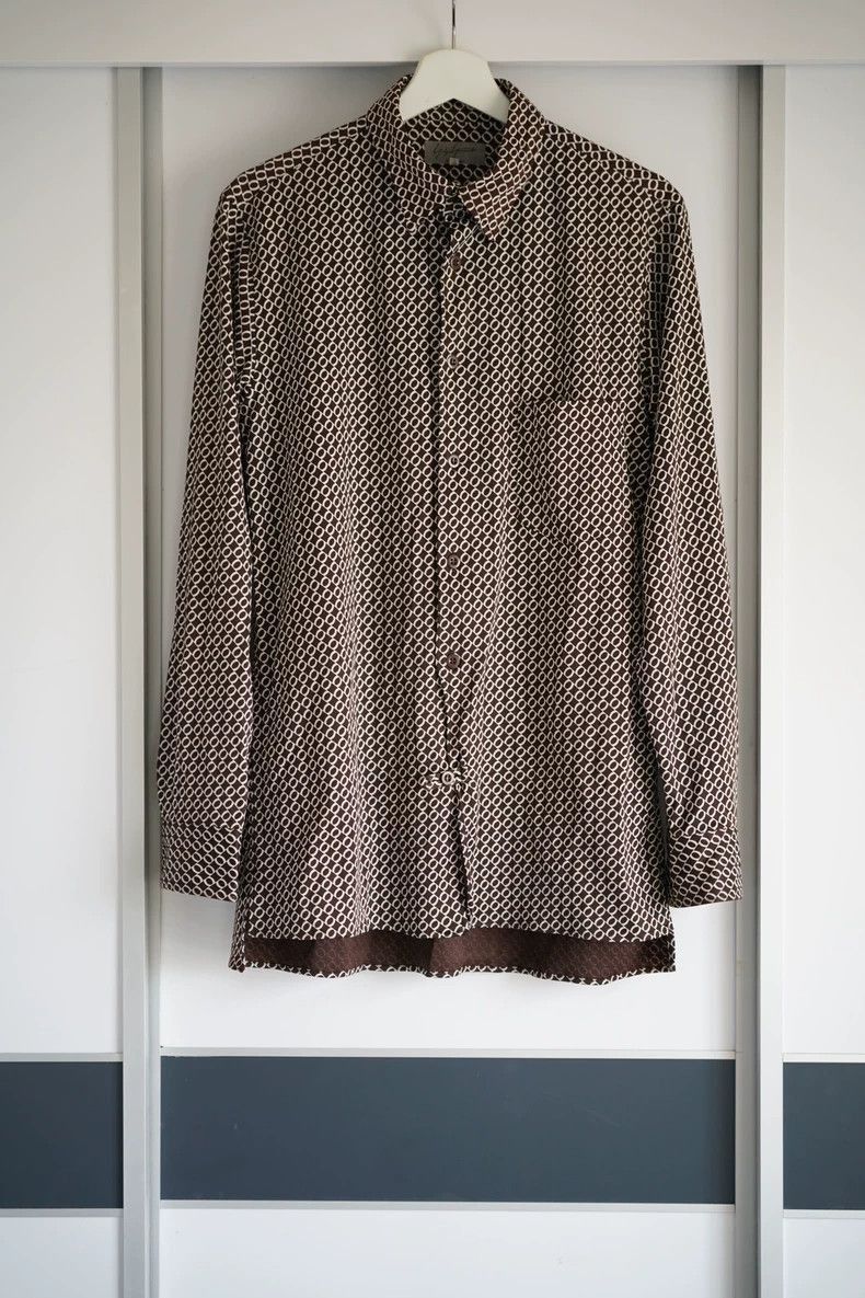 Yohji Yamamoto Yohji Yamamoto Psychedelic Print Shirt Size