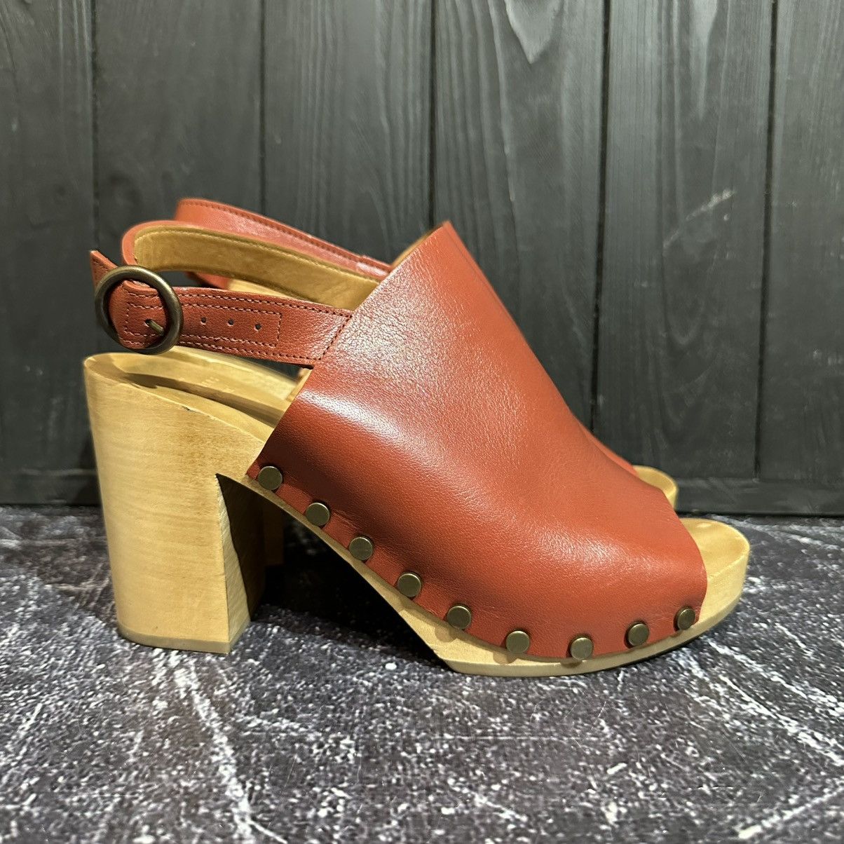 Sezane Sezane Clogs Leather Heels Size 37eu 6.5us 4UK Size US 7 / IT 37 - 2 Thumbnail
