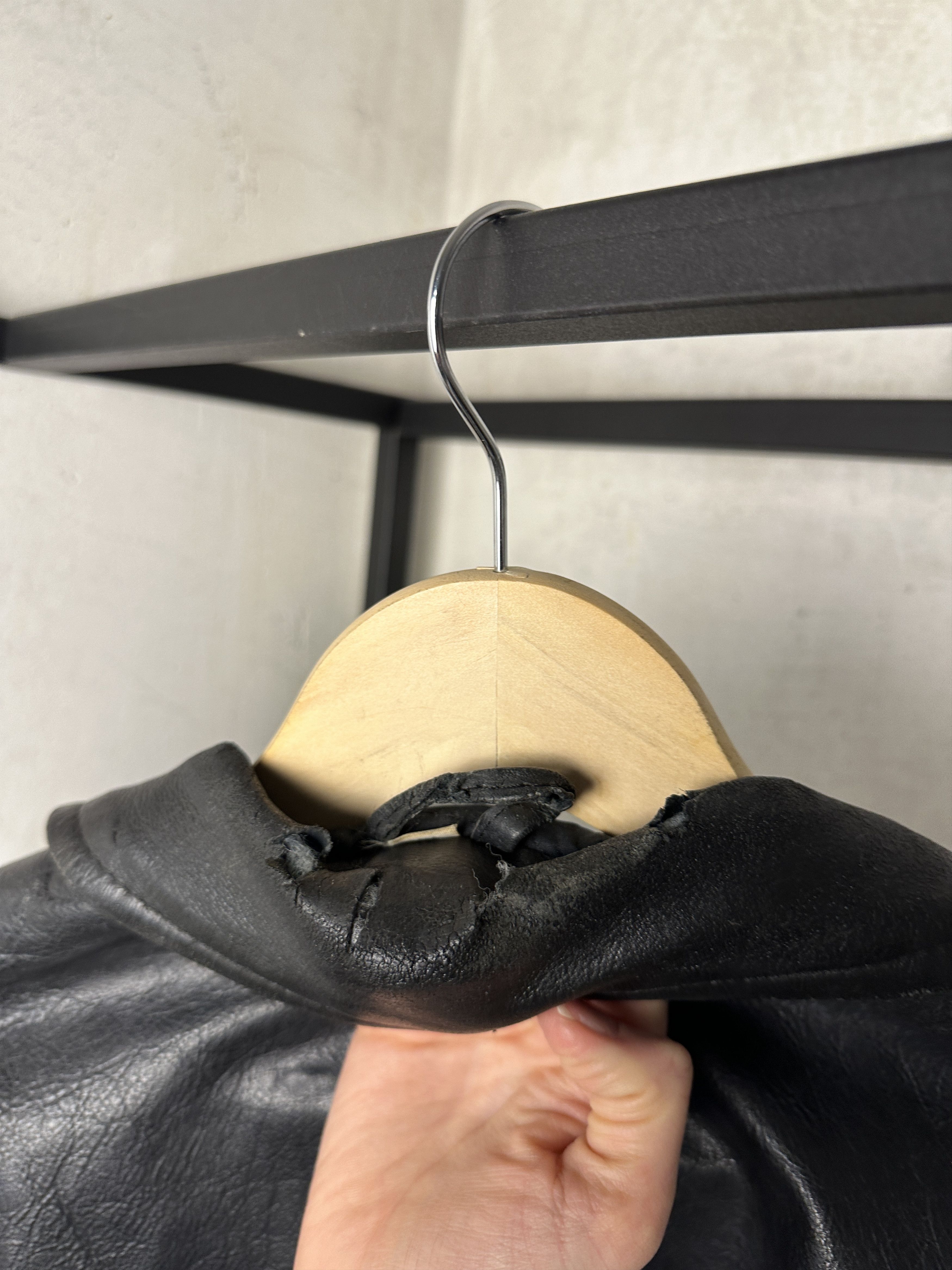 Genuine Leather Genuine Leather Bikers Black Jacket Customized Size US XL / EU 56 / 4 - 13 Thumbnail