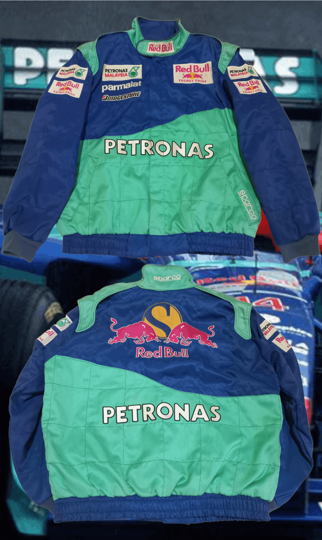 Red Bull Vintage redbull sauber petronas F1 racing jacket | Grailed