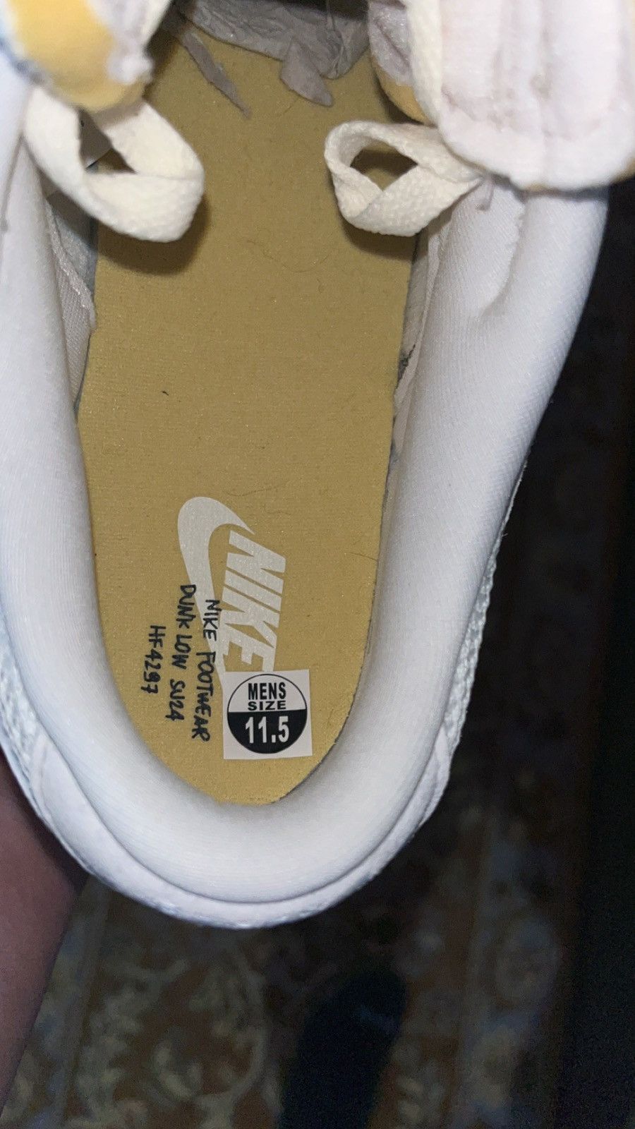 Nike 2024 Nike Dunk Low Sail Grey/White M11.5 Size US 11.5 / EU 44-45 - 8 Thumbnail