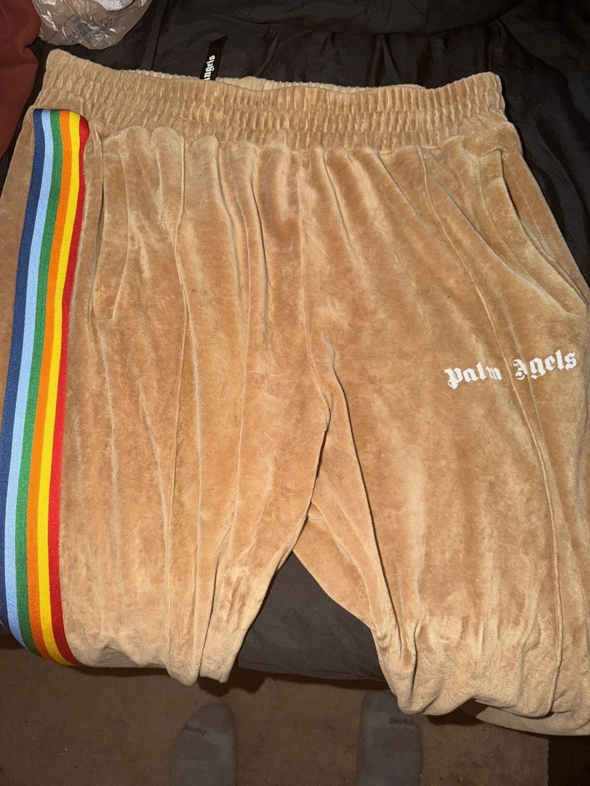 Palm Angels RAINBOW CHENILLE TRACK PANTS Size US 44 / EU 60 - 3 Thumbnail