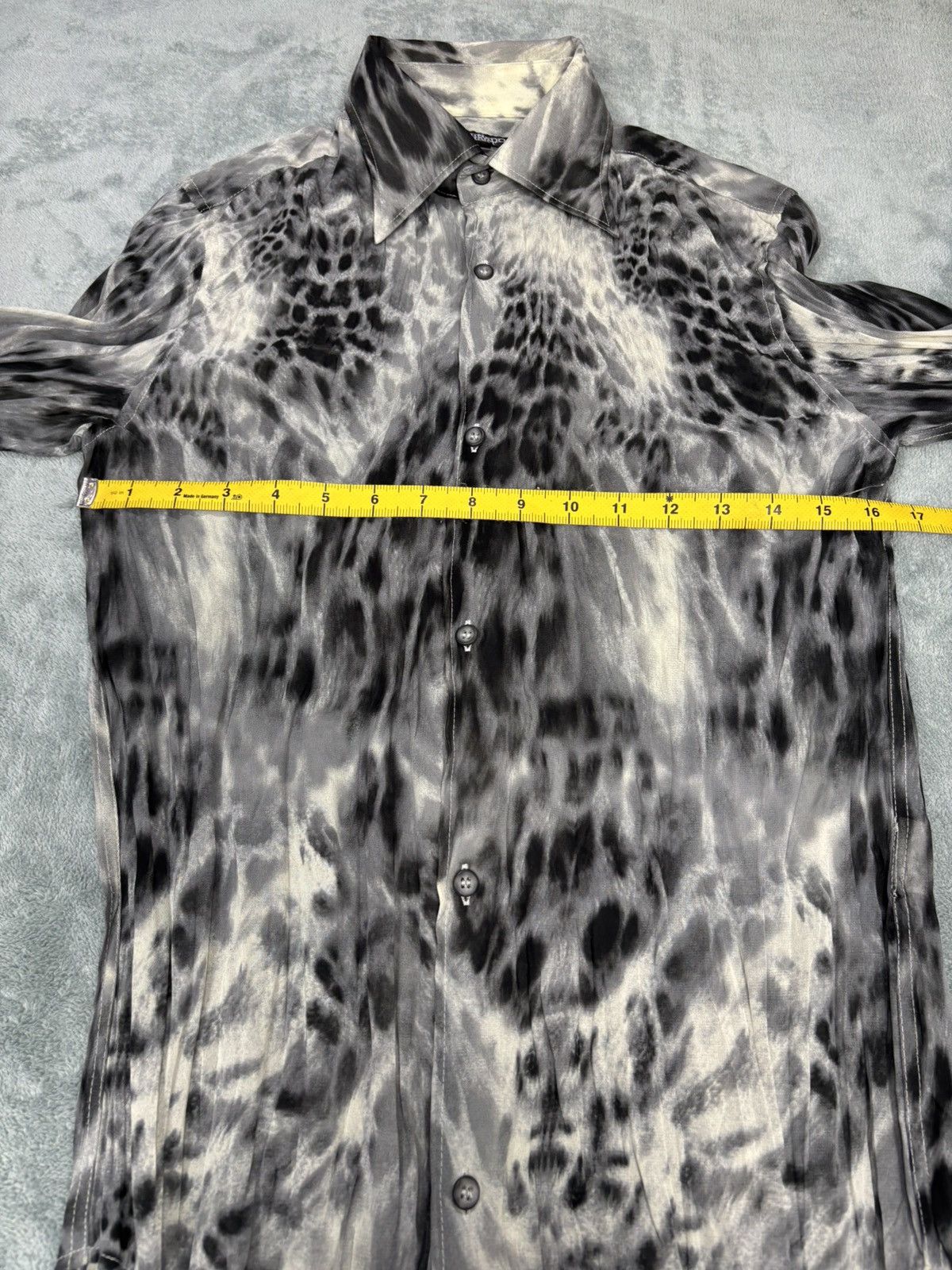 Tornado Mart Tornado Mart Leopard Pleated Wrinkle Size US M / EU 48-50 / 2 - 8 Thumbnail