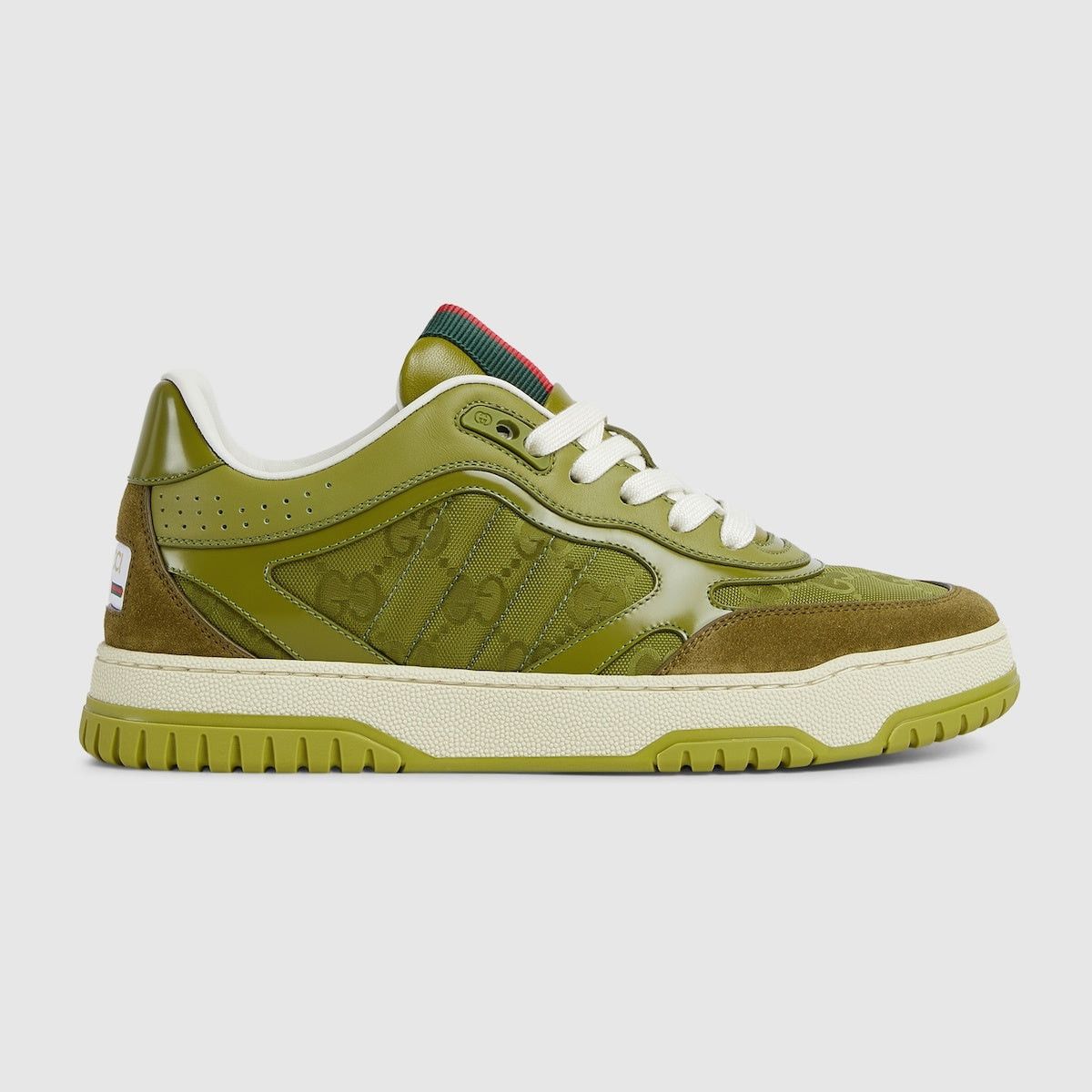 Gucci Re-Web Leather Sneakers SIZE 34