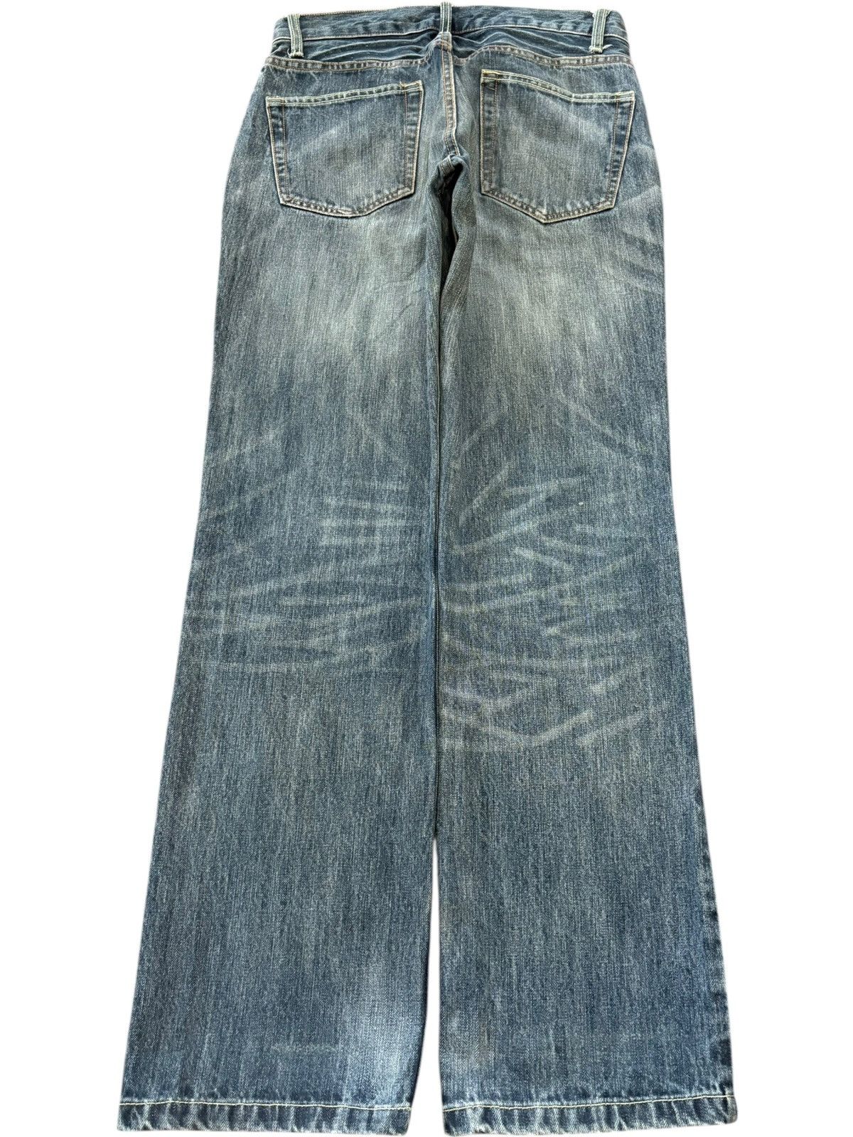 Uniqlo Vintage Japanese Brand Mud Wash Distressed Jeans Size US 31 - 2 Thumbnail