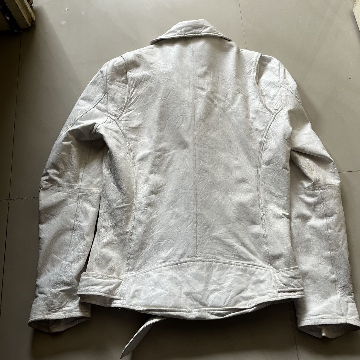 Japanese Brand Custom Culture white leather jacket Size US M / EU 48-50 / 2 - 7 Thumbnail