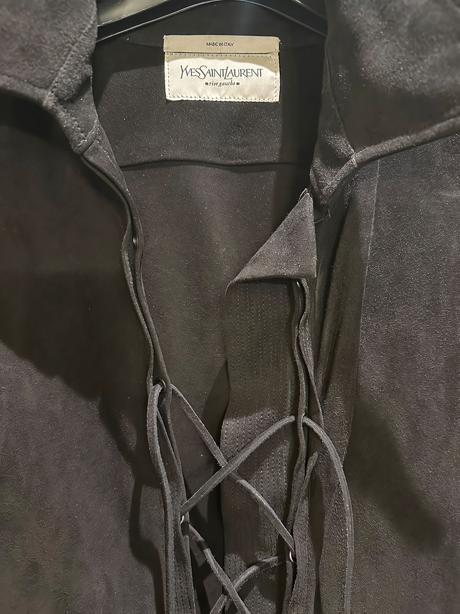 Saint Laurent Paris SUEDE LEATHER SHIRT BY TOM FORD Size US M / EU 48-50 / 2 - 5 Thumbnail