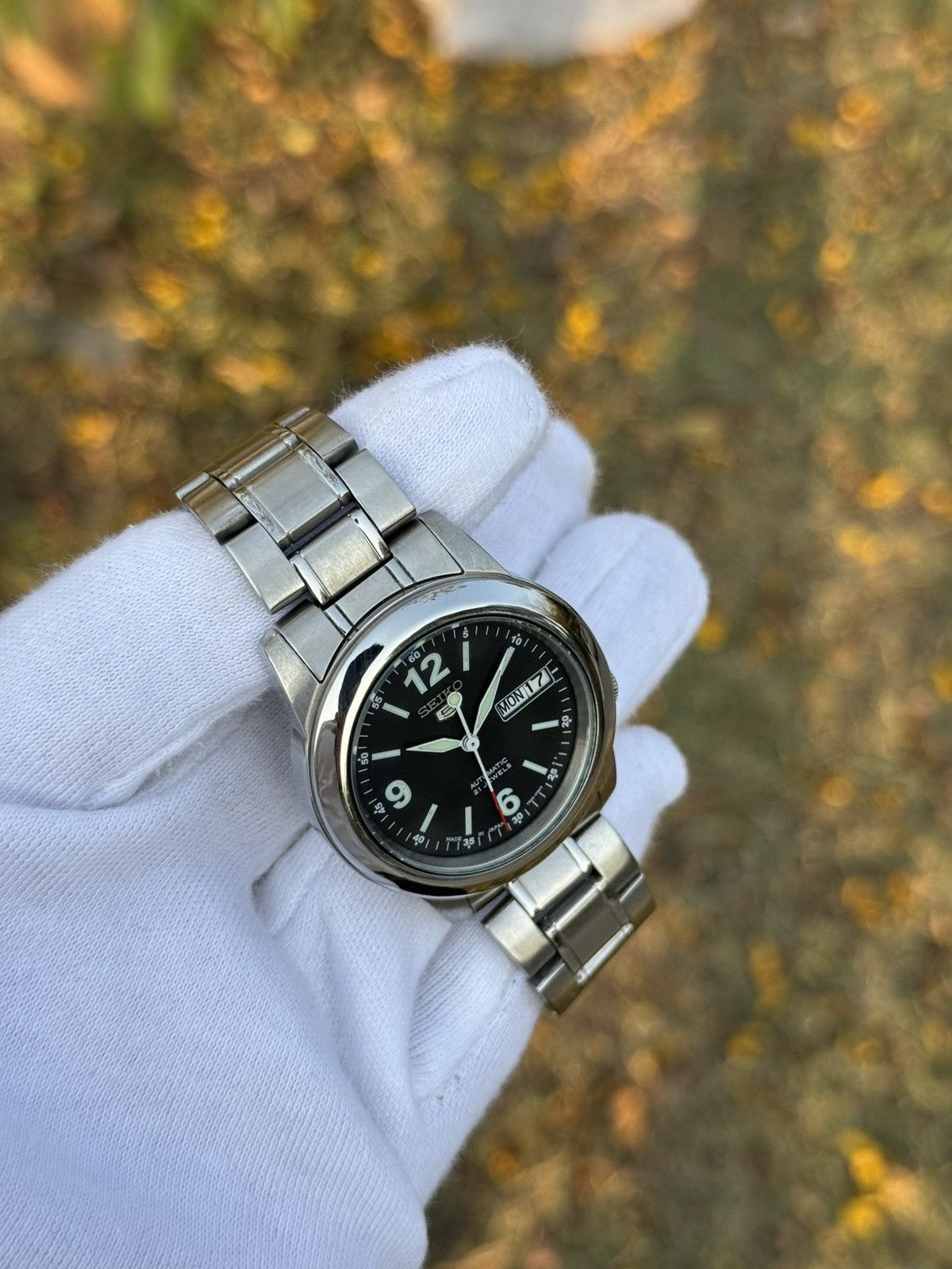 Seiko Vintage jumbo Seiko 5 Automatic 7s26 ,japan Made wrist Watch Size 36 - 5 Thumbnail