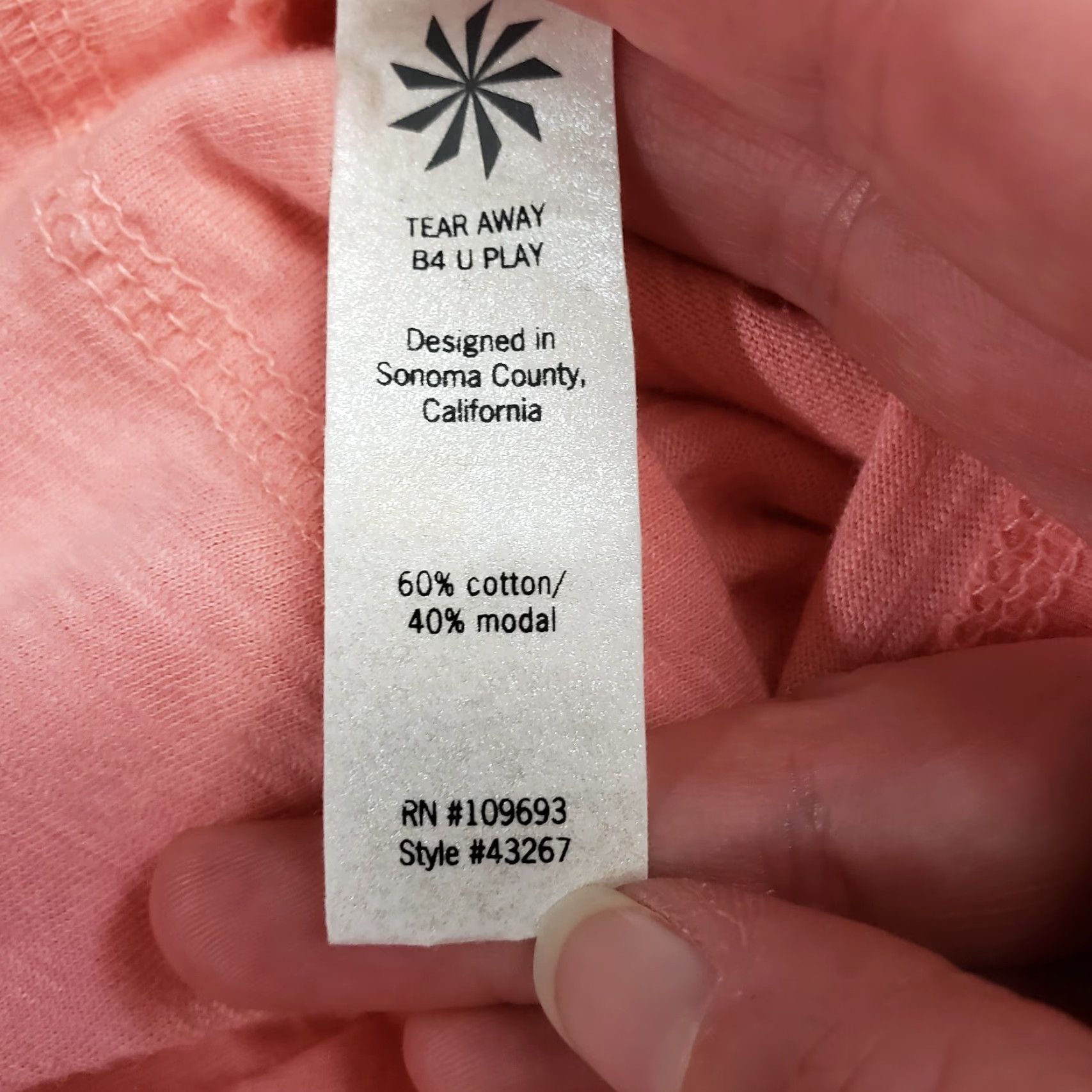 Athleta VINTAGE? No — [No, skip] Athleta Womens Cowl Neck Top Short Sleeve Solid Pink Cotton Blend Sz Small, Regular, Pink, Activewear, Casual, Womens Size S / US 4 / IT 40 - 5 Thumbnail