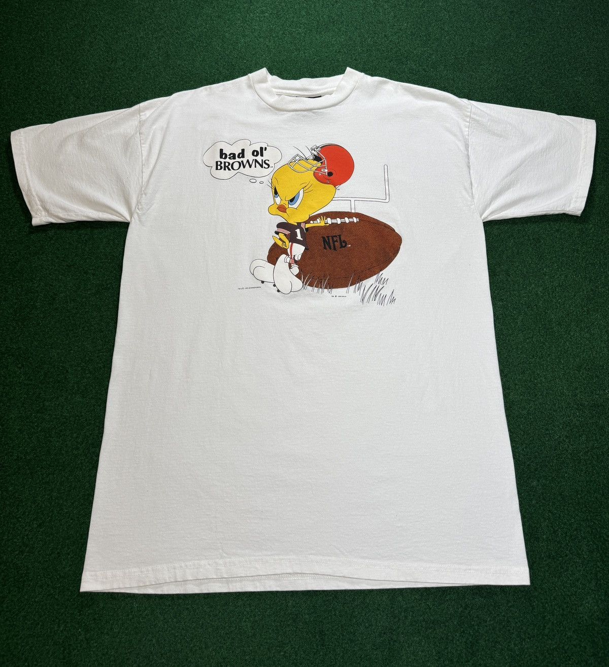 Vtg 90s Cleveland Bad Ol’ Browns Tweety Bird T Shirt