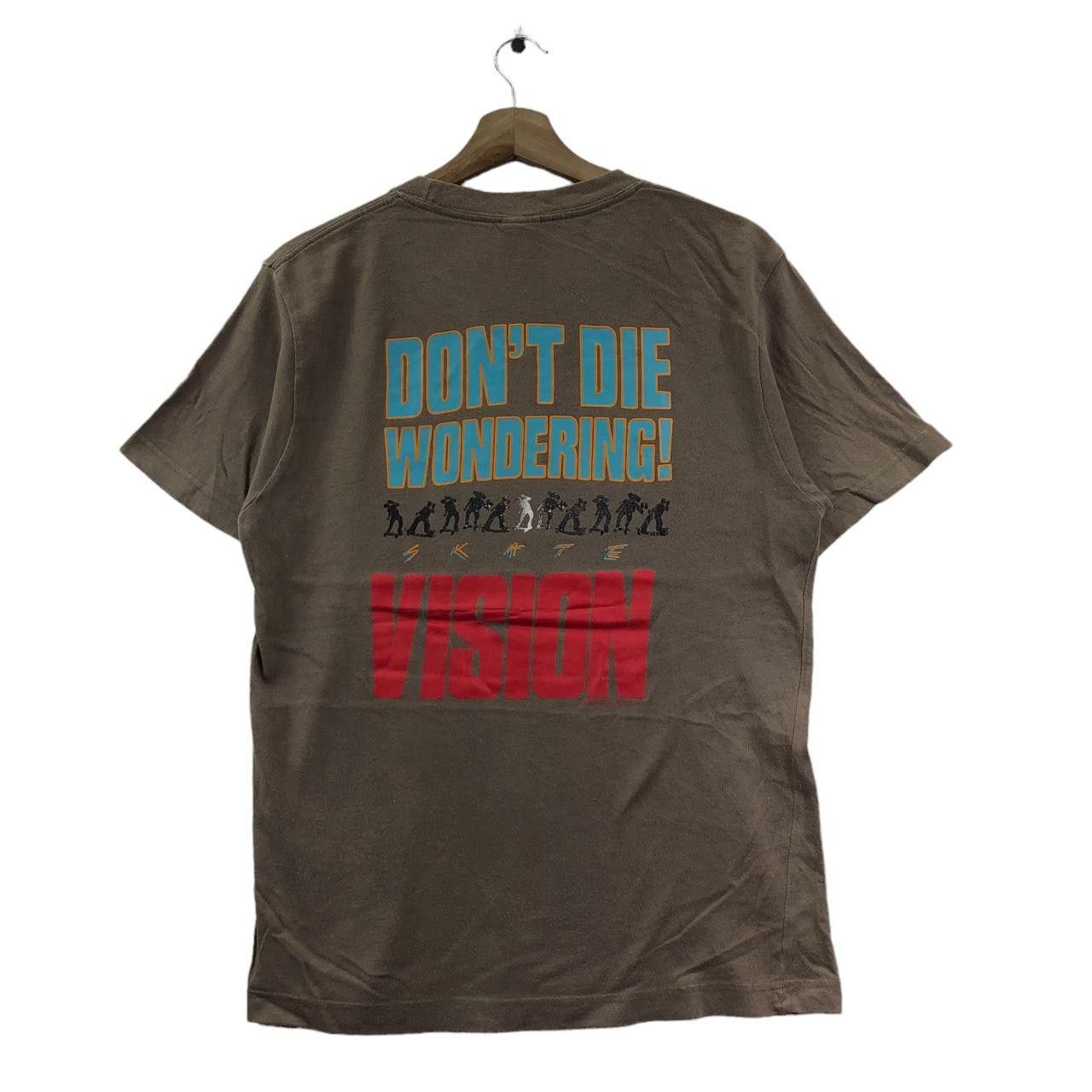 Vision Streetwear Vtg 90’ VISION STREETWEAR SKATEBOARD Dont Die Tee Shirt Size US M / EU 48-50 / 2 - 1 Thumbnail