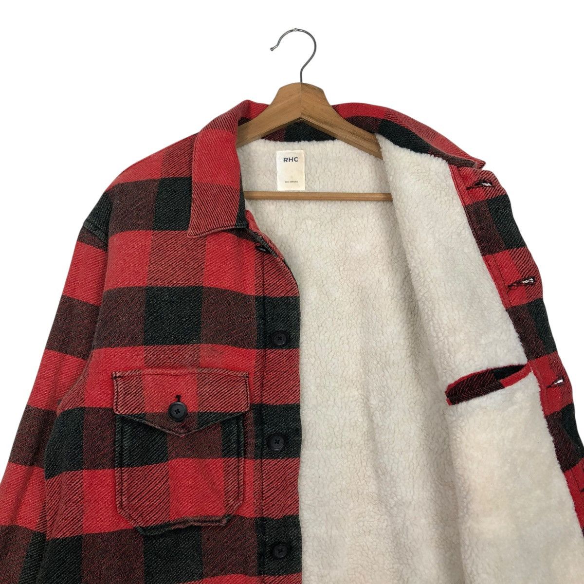 Japanese Brand 🔥VINTAGE FLANNEL JACKET BLANKET RHC TARTAN ISSEY MIYAKE Size US M / EU 48-50 / 2 - 14 Thumbnail