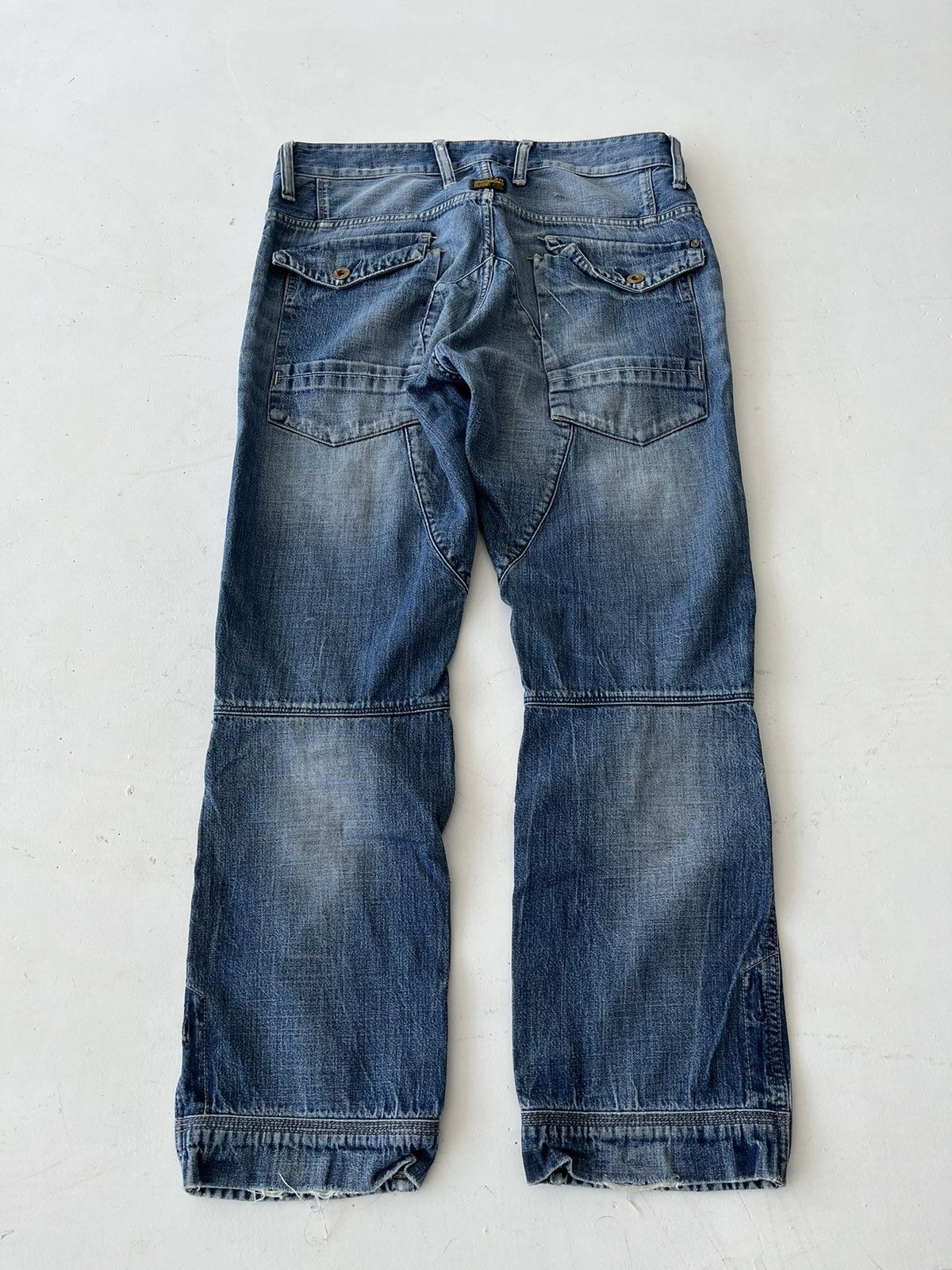 G-Star × Pharrell Vintage G Star Raw distressed trashed washed denim jeans y2k Size US 29 - 1 Thumbnail
