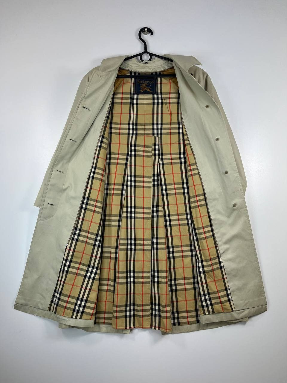 Burberry Burberrys London Vintage Trench Coat Nova Check Beige 40 Size M / US 6-8 / IT 42-44 - 10 Thumbnail