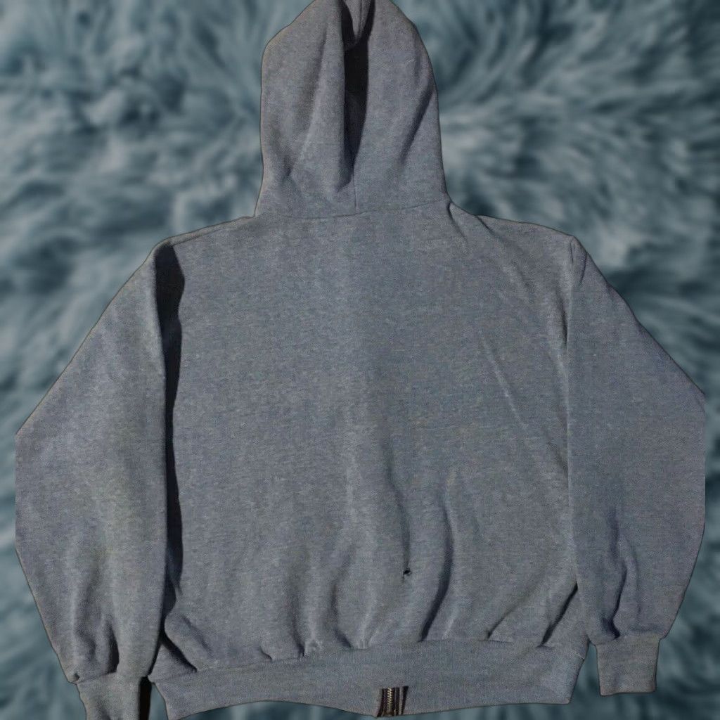 Vintage VINTAGE Trucker Hoodies Sweatshirt Zip 80s 90s Distressed Boxy Blue USA Men S Size Regular Pattern Striped Style Full Zip Size US S / EU 44-46 / 1 - 1 Thumbnail