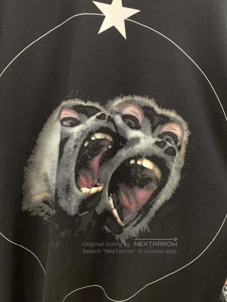 Givenchy Givenchy Double Monkey Short Sleeve Size US S / EU 44-46 / 1 - 3 Thumbnail