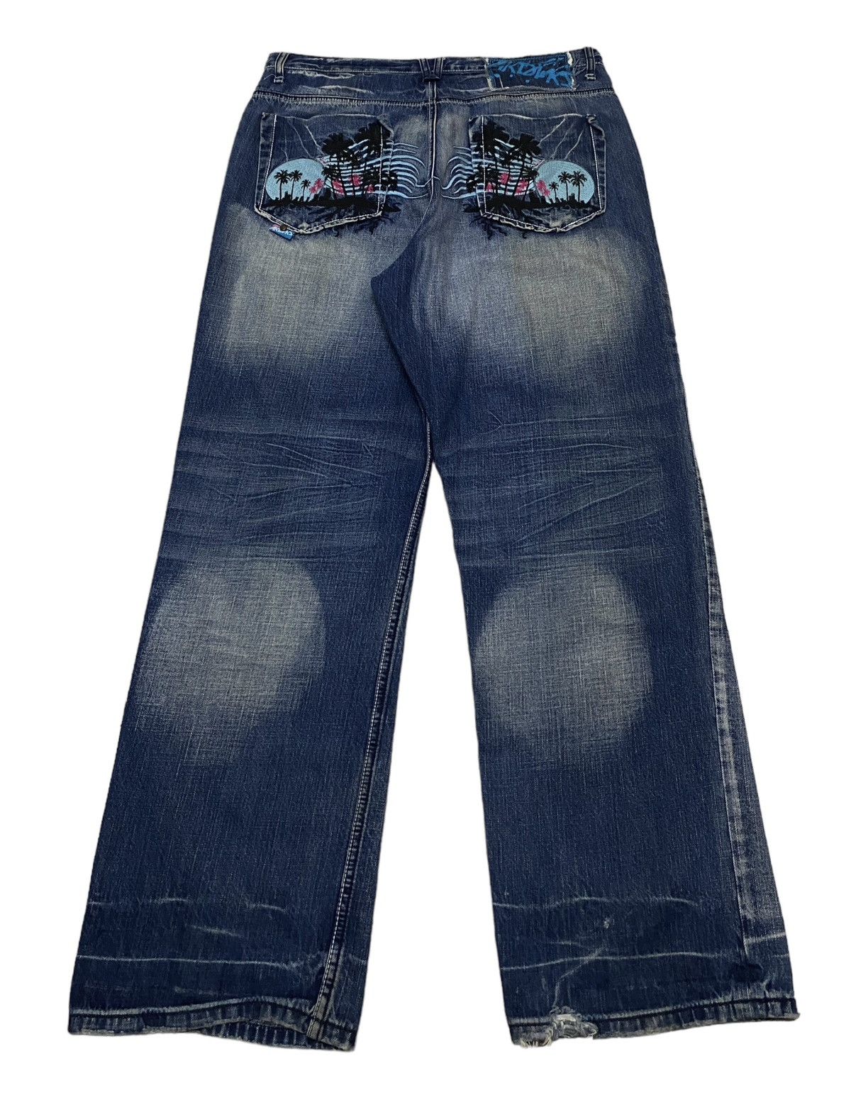 Vintage Rare Design Vintage Brand Akademiks Baggy Hiphop Jeans 2000s Size US 38 / EU 54 - 2 Thumbnail