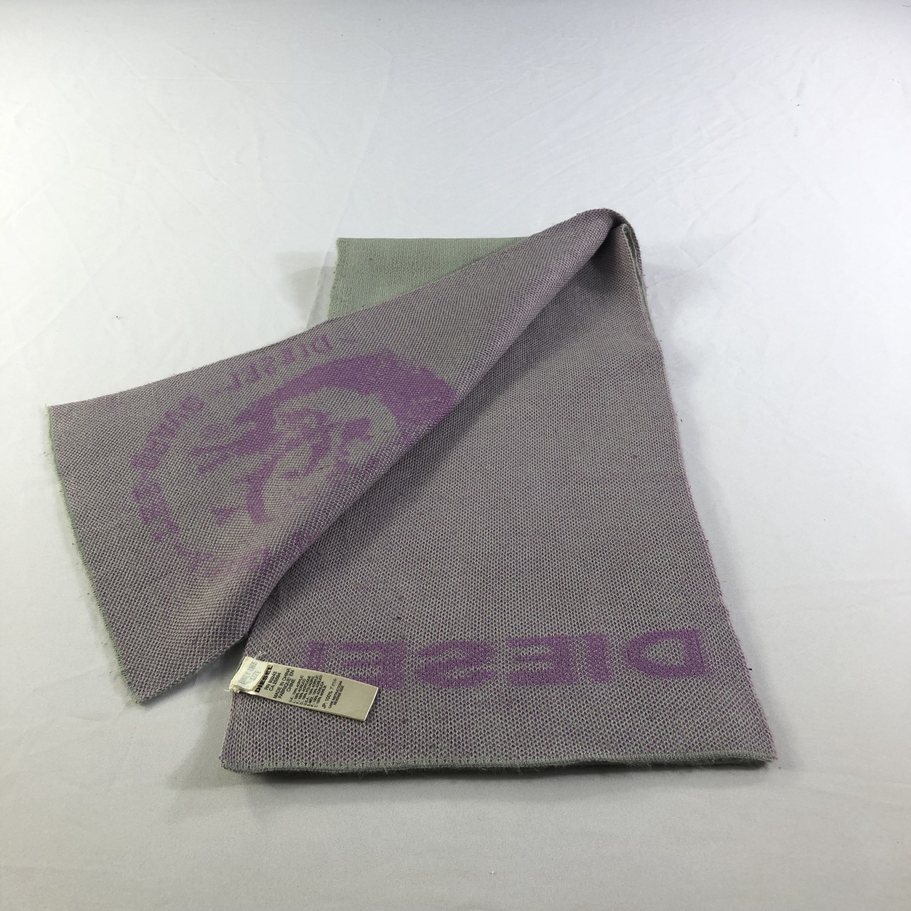 Diesel Diesel Mohawk Grey Scarf Muffler V1691 Size ONE SIZE - 3 Thumbnail