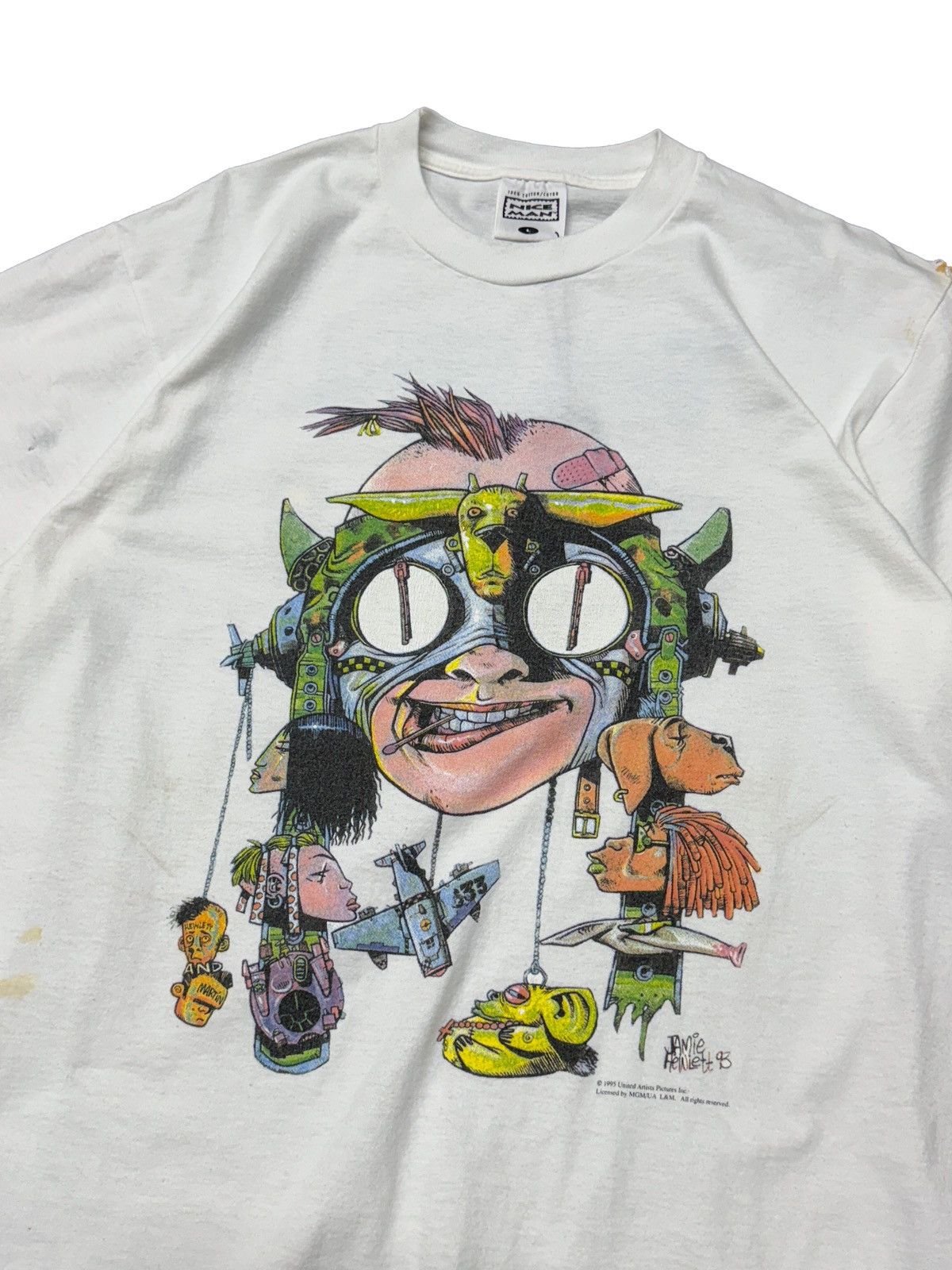 Designer × Vintage 1995 Tank Girl “Bollocks To This” Comic Art T-Shirt Size US L / EU 52-54 / 3 - 5 Thumbnail