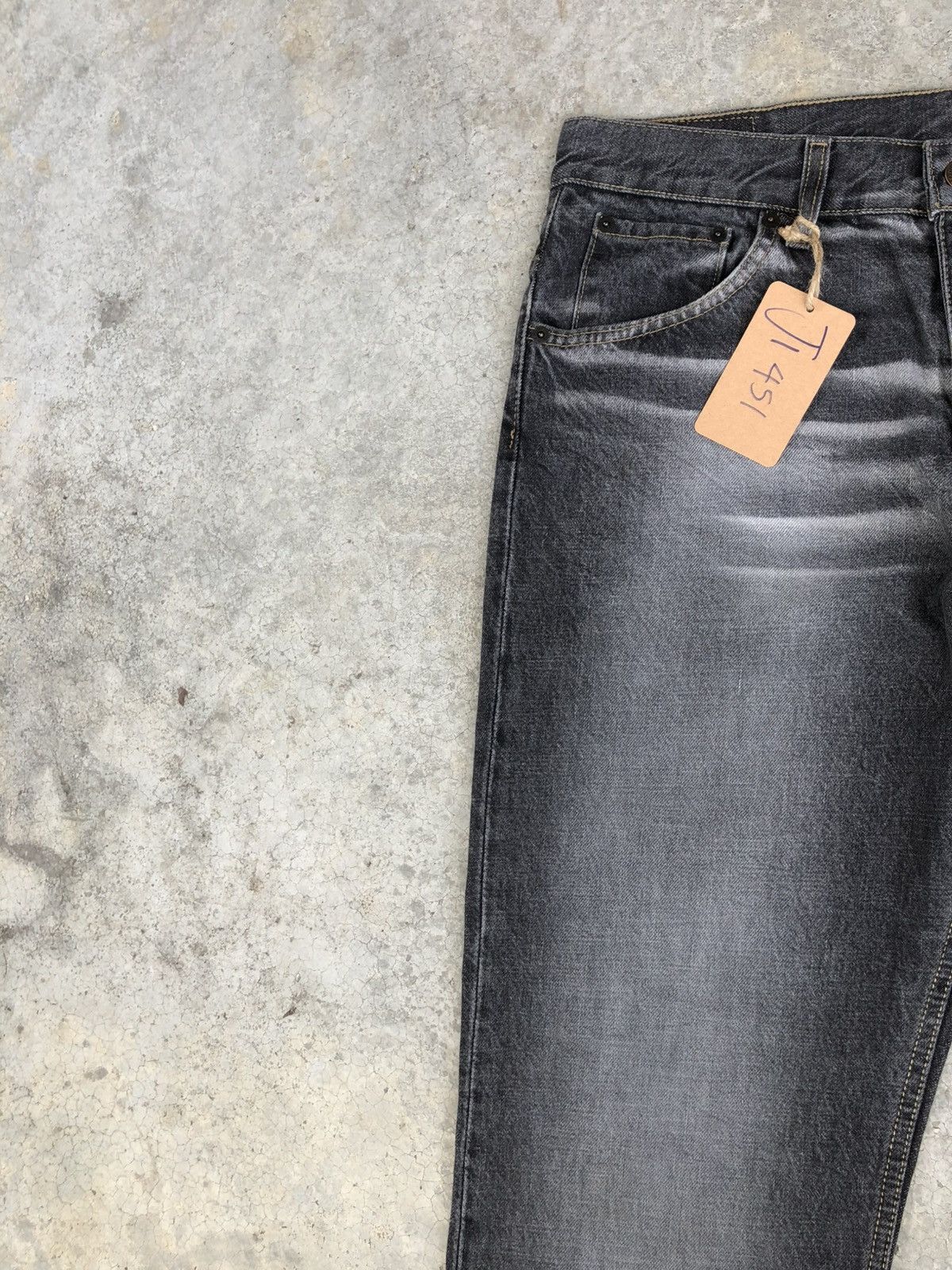 Levi's Flared Levis 507 Bootcut Distressed Jeans Size US 33 - 4 Thumbnail