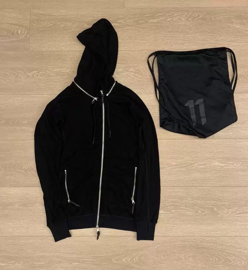 Boris Bidjan Saberi 11 by boris bidjan saberi Black zip-up hoodie-2505 Size US S / EU 44-46 / 1 - 1 Thumbnail