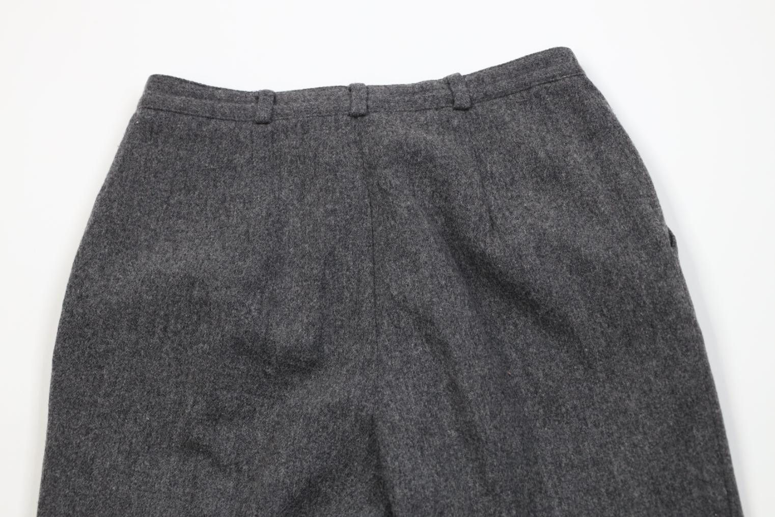 Vintage Vintage 90s Streetwear Wool Pants Businesscore Gray Size 32" / US 10 / IT 46 - 11 Thumbnail