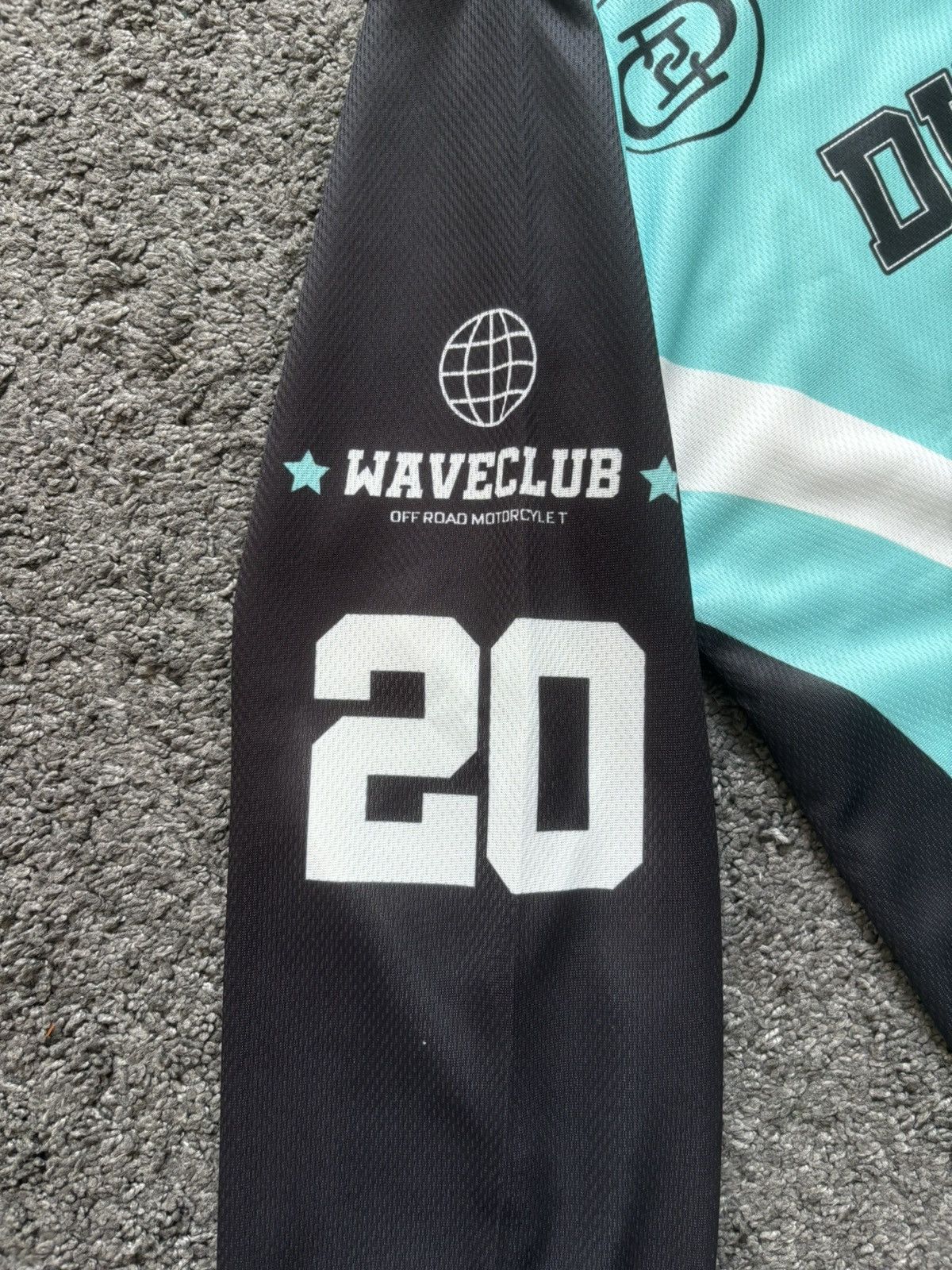 Japanese Brand Duckdive waveclub racing culture unisex blue black jersey Size US M / EU 48-50 / 2 - 14 Thumbnail