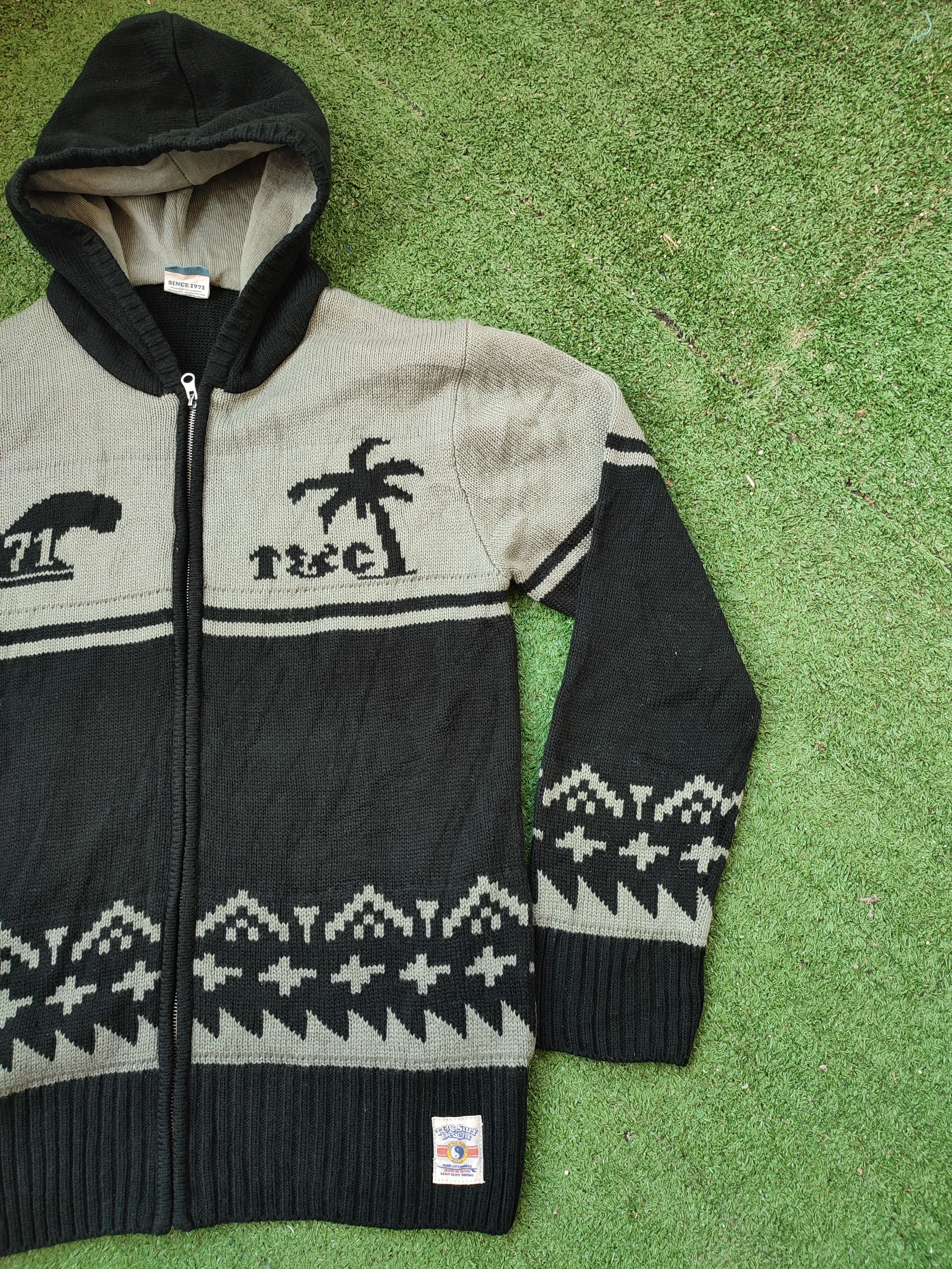 Other VINTAGE T&C SURF HAWAII KNITWEAR HOODIE Size US L / EU 52-54 / 3 - 3 Thumbnail