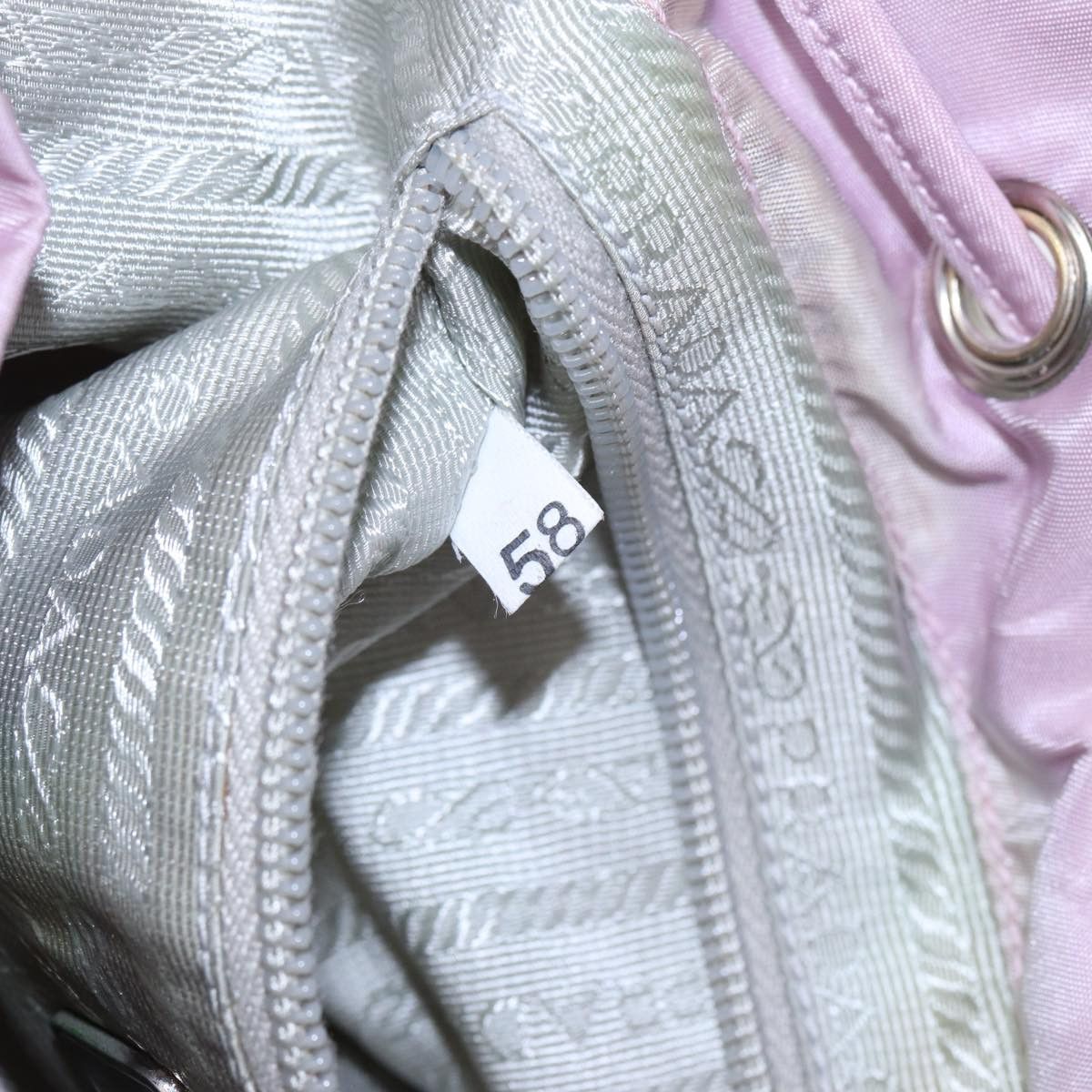 Prada PRADA Backpack Nylon Pink Size ONE SIZE - 12 Thumbnail