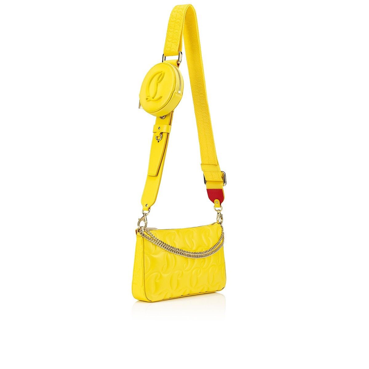 Christian Louboutin o1s1wg110225 Size: OS/Loubila Crossbody in Yellow Size ONE SIZE - 3 Thumbnail