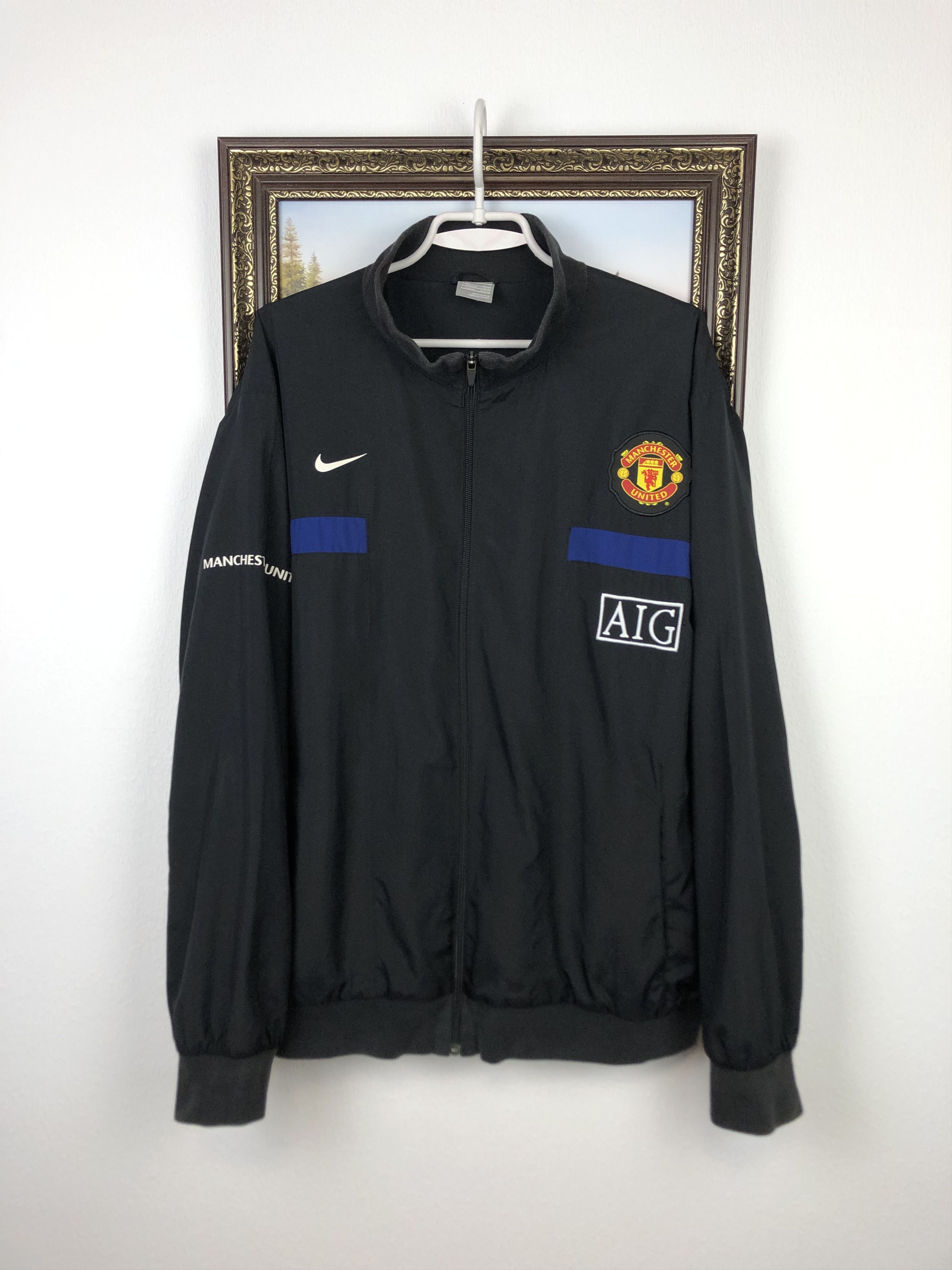 Vintage Nike Manchester United Football Jacket Soccer Top