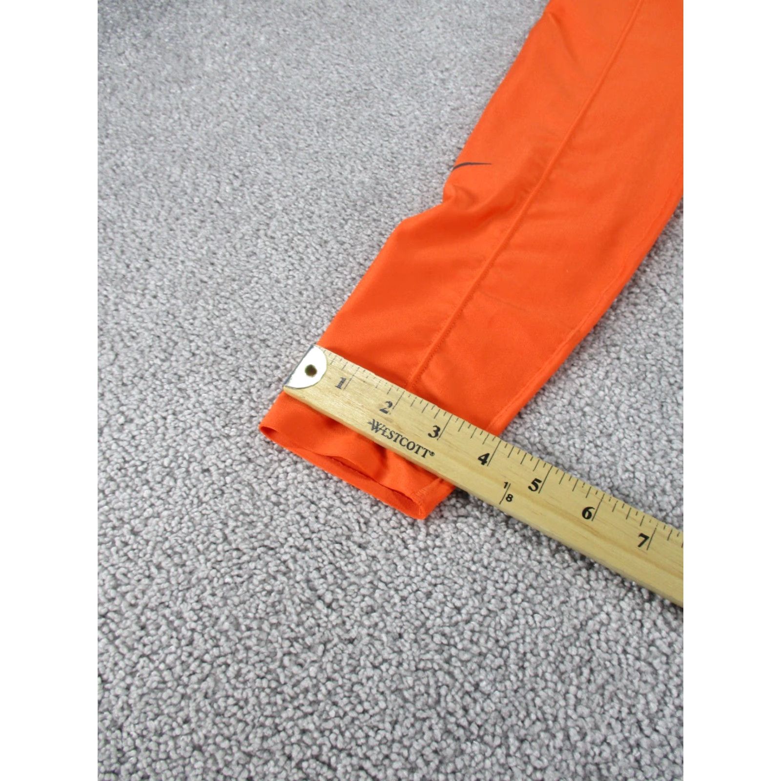 Nike Nike Sports Compression Crop Leggings Womens XS Orange Athleisure Size 26" / US 2 / IT 38 - 5 Thumbnail