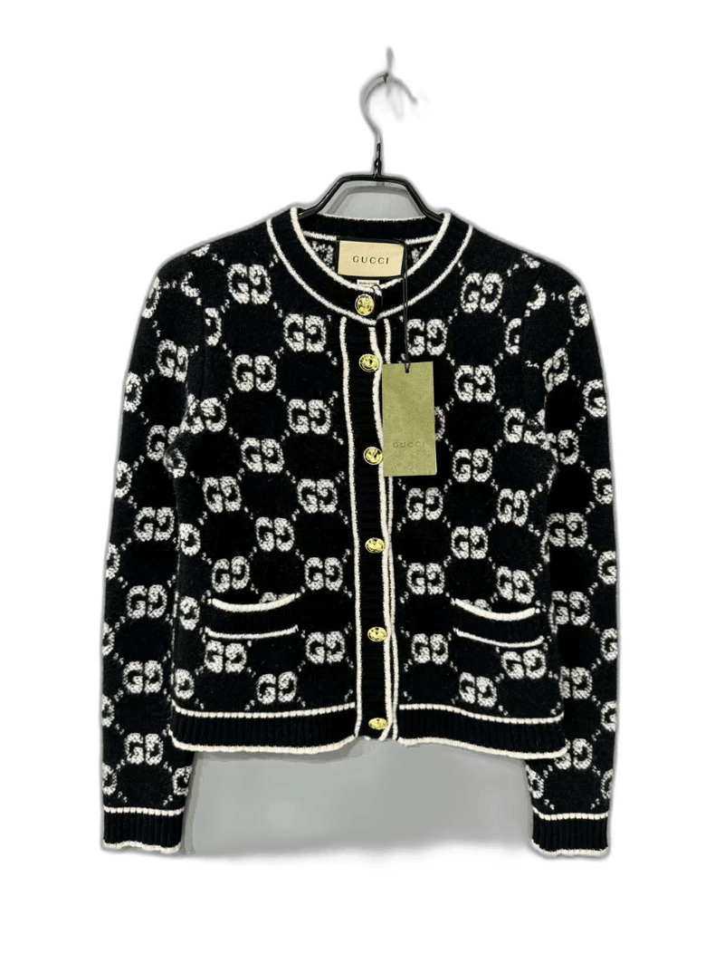 Gucci New Gucci Knit Cardigan with Floral Design Size US XS / EU 42 / 0 - 1 Thumbnail