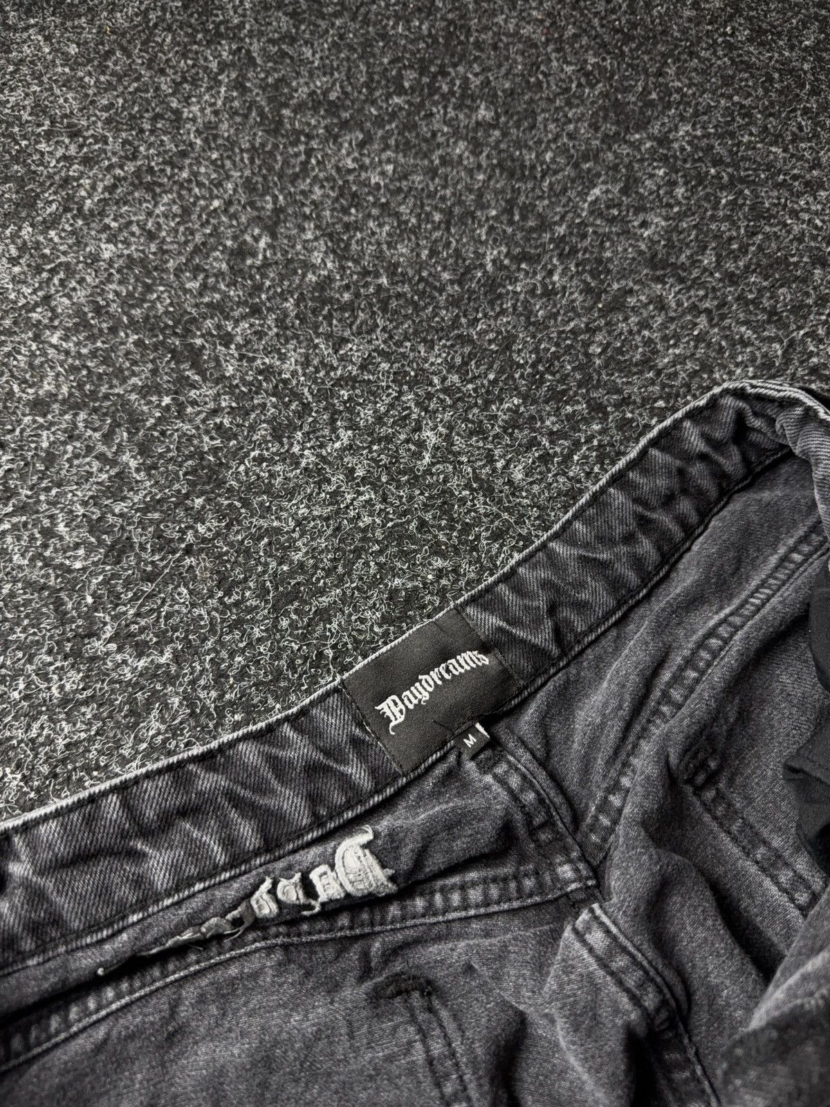 Japanese Brand Japanese Avant-Garde 00s Distressed Panel Jeans Wide Leg Y2K Size US 31 - 10 Thumbnail