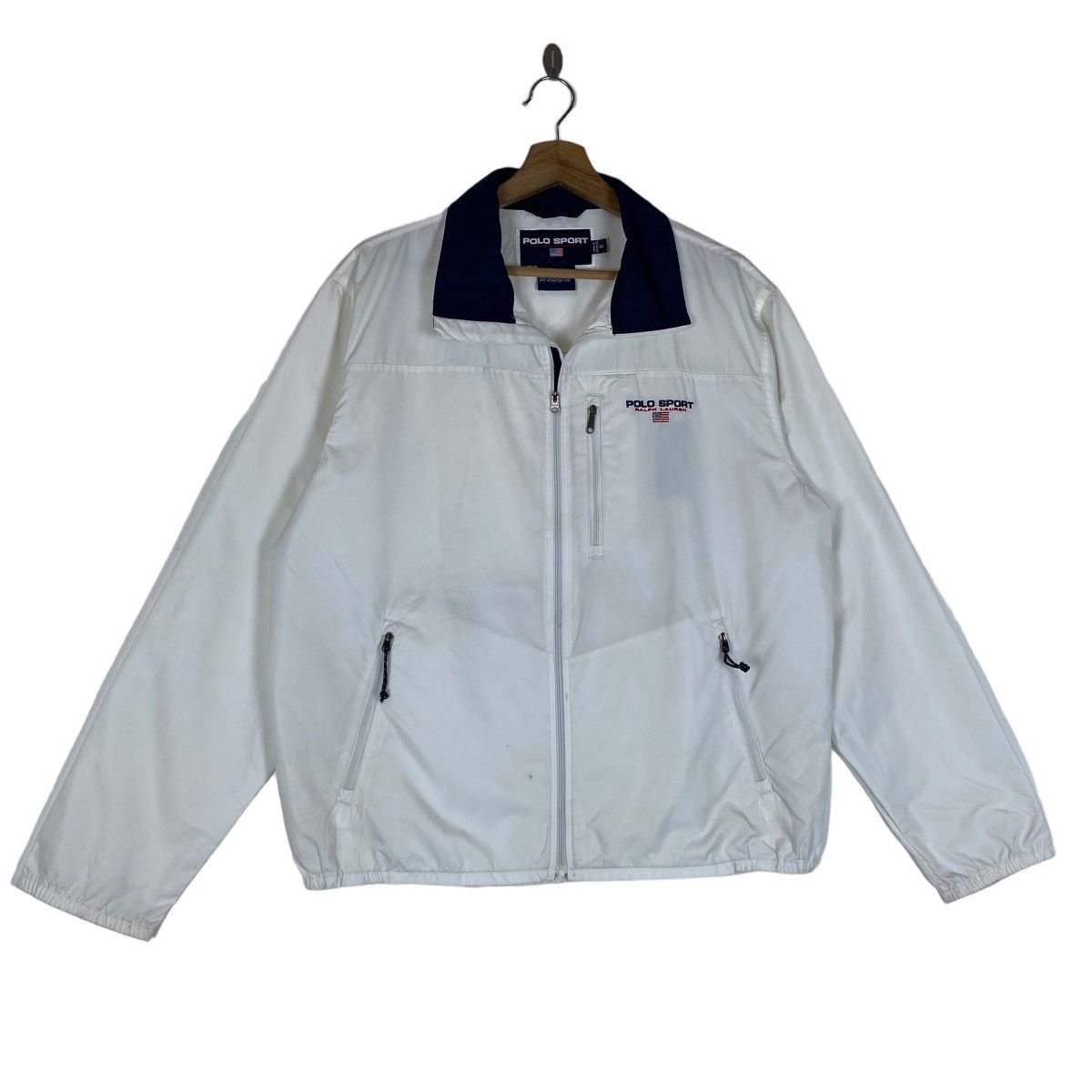 Ralph Lauren ✨Polo Sport by Ralph Lauren zipper white jacket size M Size US M / EU 48-50 / 2 - 3 Thumbnail