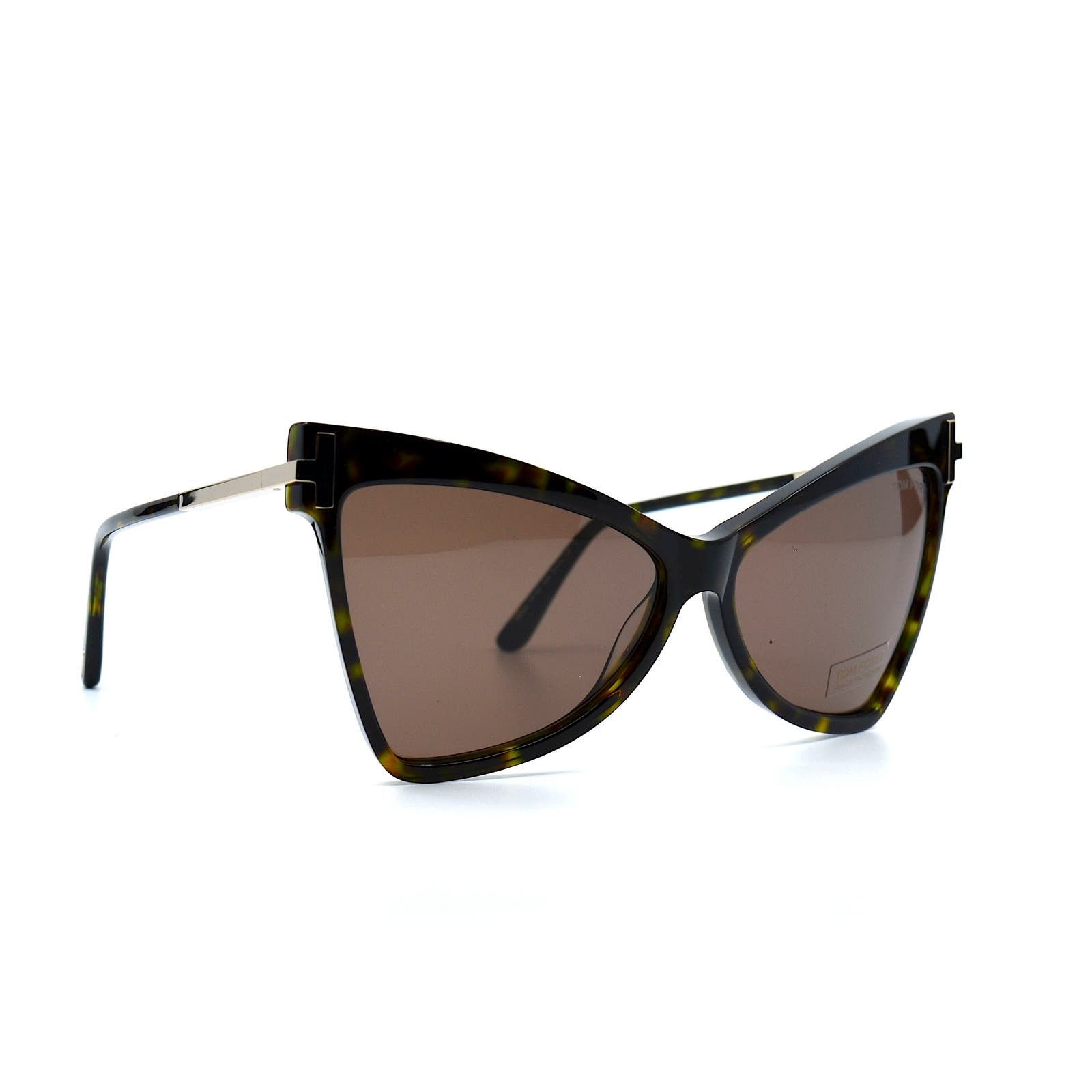 image of Tom Ford Tf767/s 52E Tallulah Havana Brown Sunglasses, Women's