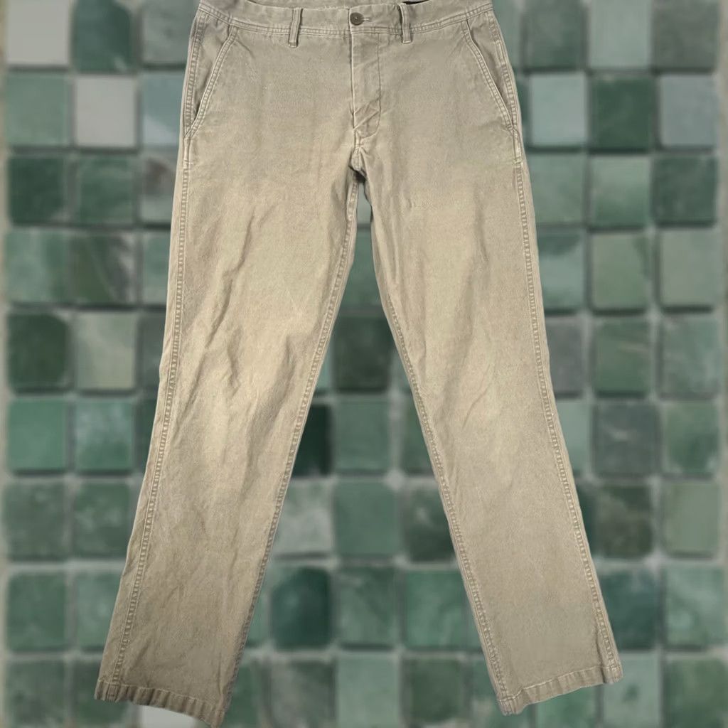 Bonobos Bonobos Green Chino Pants Straight Leg Pants 32x32 Mens Size 32 Inseam 32 Regular Front Button Zip Casual Workwear Beige Green Size US 32 / EU 48 - 1 Thumbnail