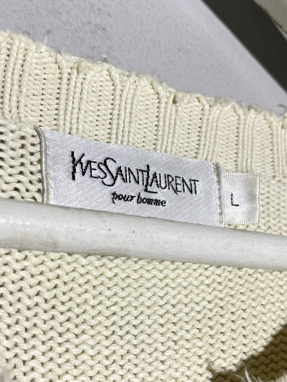 Yves Saint Laurent Vintage YSL Yves Saint Laurent Knit Sweater Size US L / EU 52-54 / 3 - 15 Thumbnail