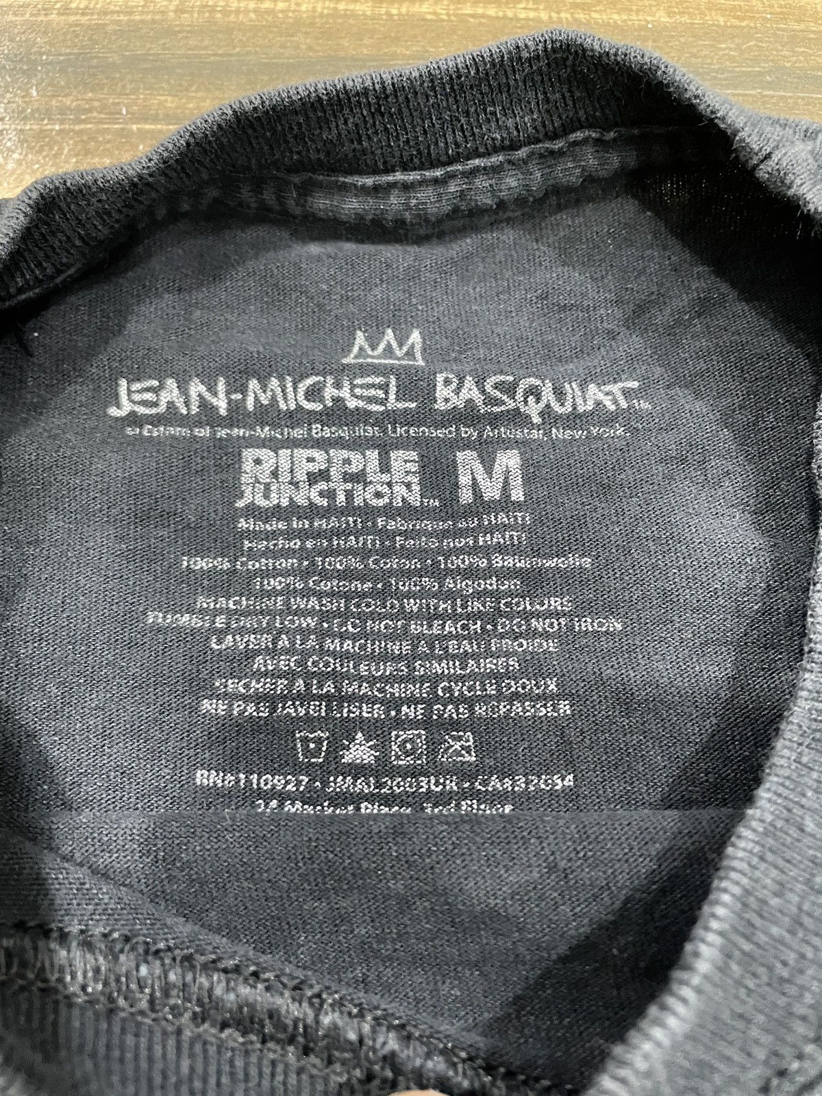 Jean-Michel Basquiat Jean Michel Basquiat x Ripple Junction long sleeve Tee Size US M / EU 48-50 / 2 - 4 Thumbnail