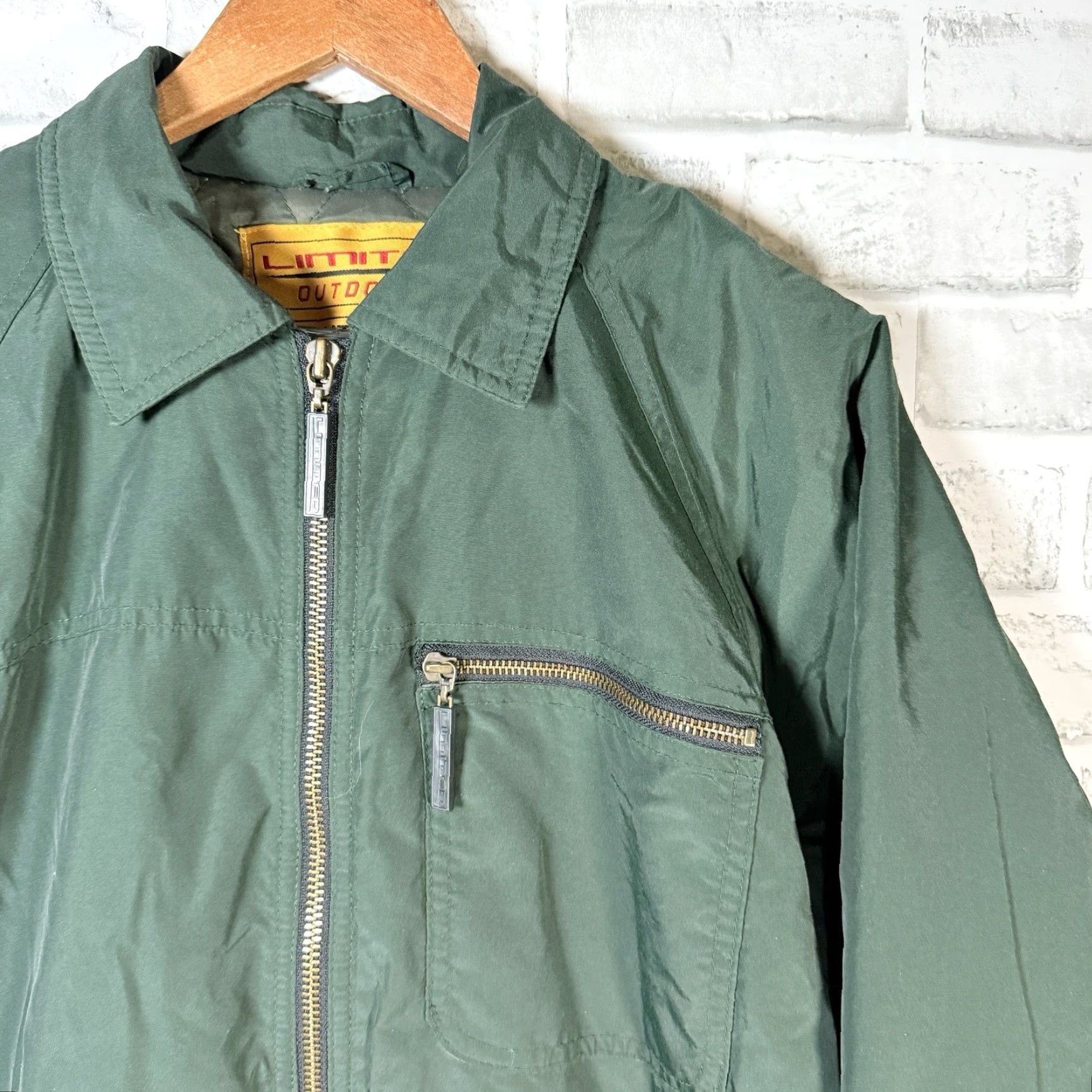 Vintage VTG Limited Outdoors Scout Jacket Full Zip Green Jacket Mens Size M Size US M / EU 48-50 / 2 - 2 Thumbnail