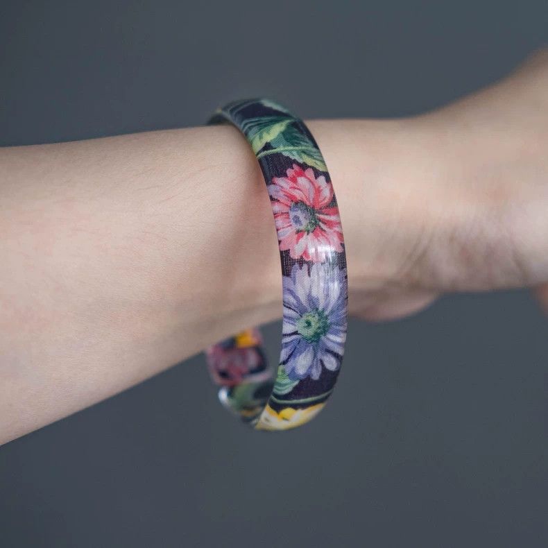 Kenzo KENZO Transparent flower carved bracelet vintage Size ONE SIZE - 6 Thumbnail