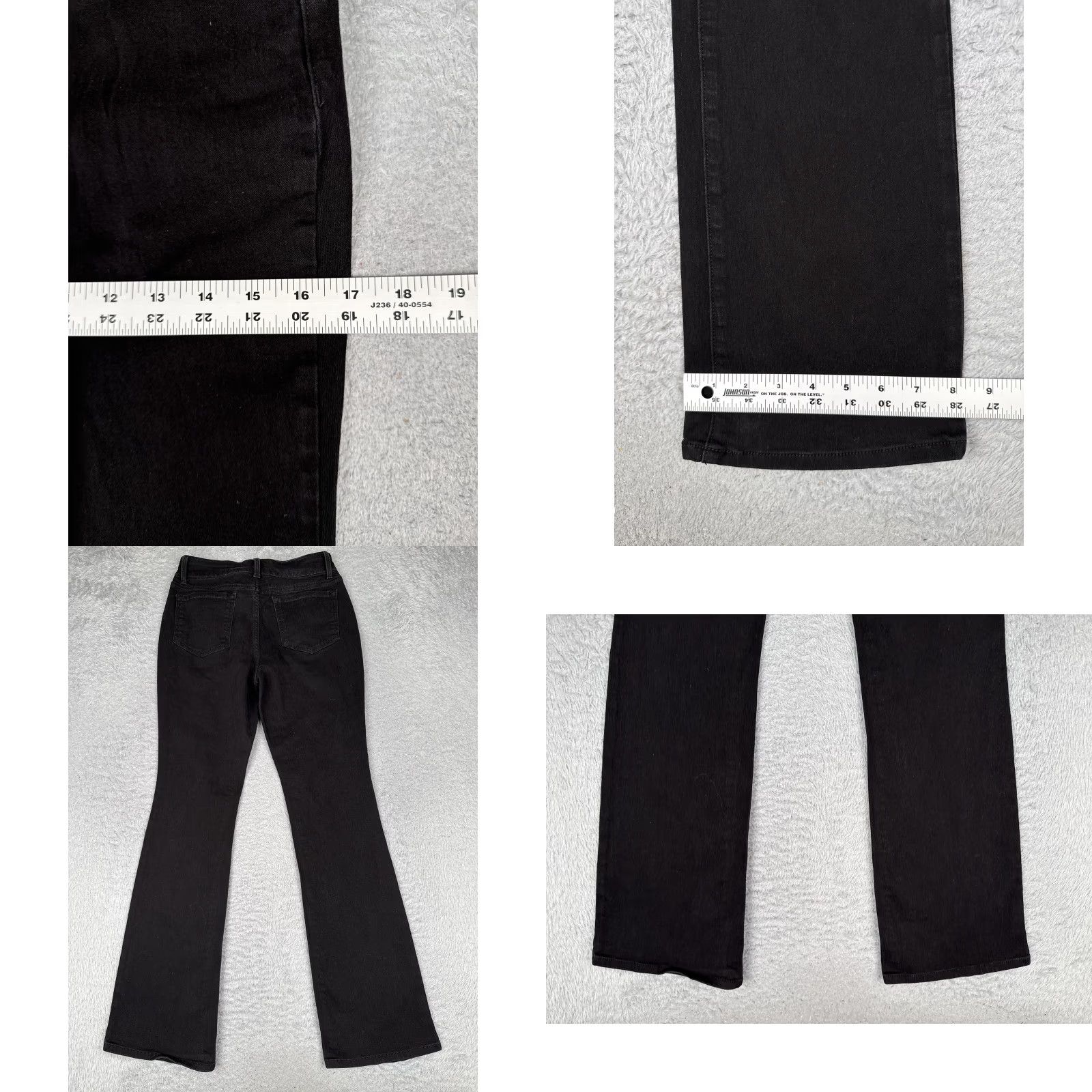 Vintage Nobo Jeans Juniors 5 Bootcut Dark Wash Mid Rise Stretch Denim Pants 5-Pocket Black Women's Size 27" / US 4 / IT 40 - 9 Thumbnail