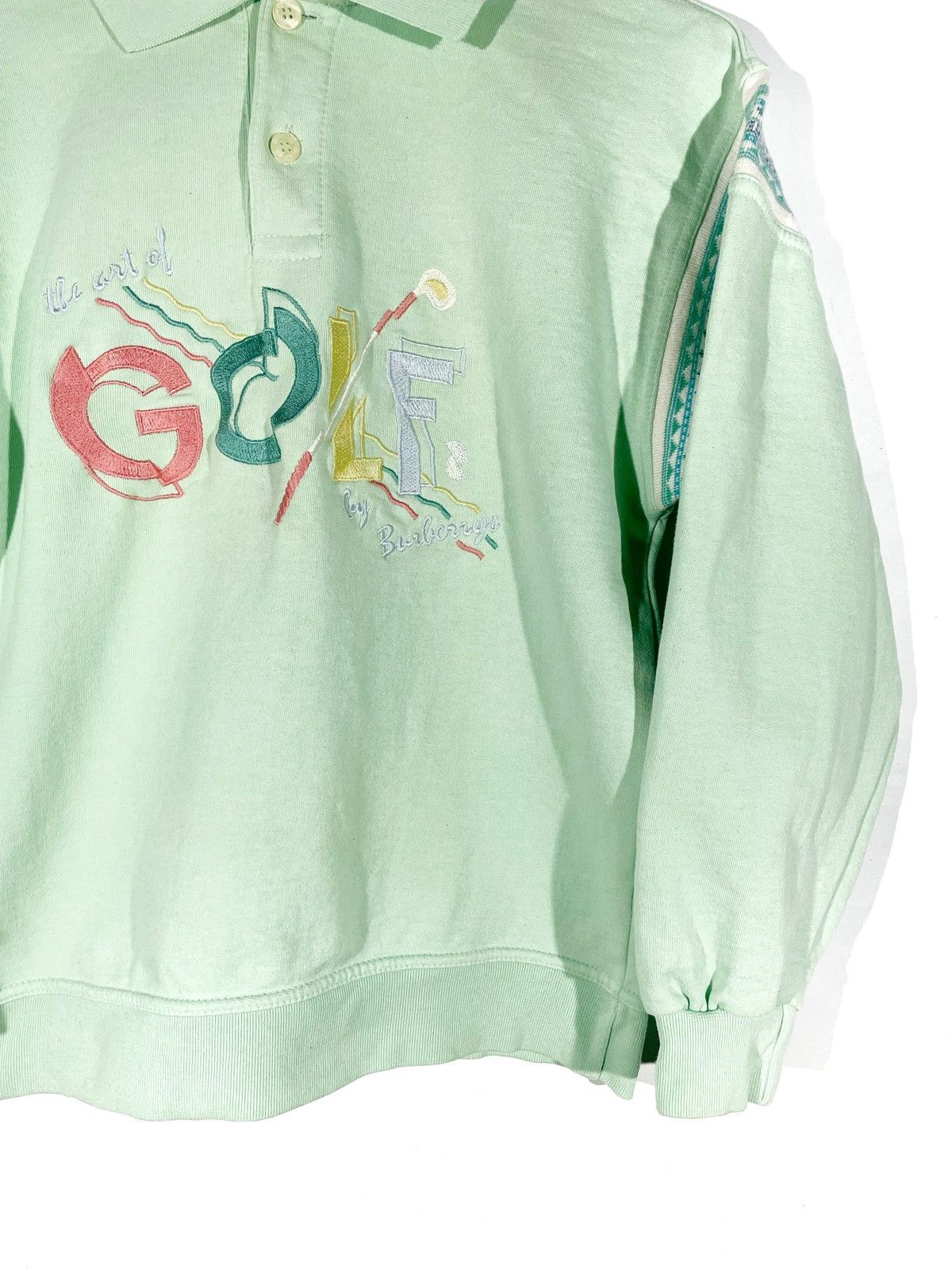 Burberry × Vintage Burberrys “GOLF” Vintage Collared Long Sleeve Women Size S Size S / US 4 / IT 40 - 3 Thumbnail