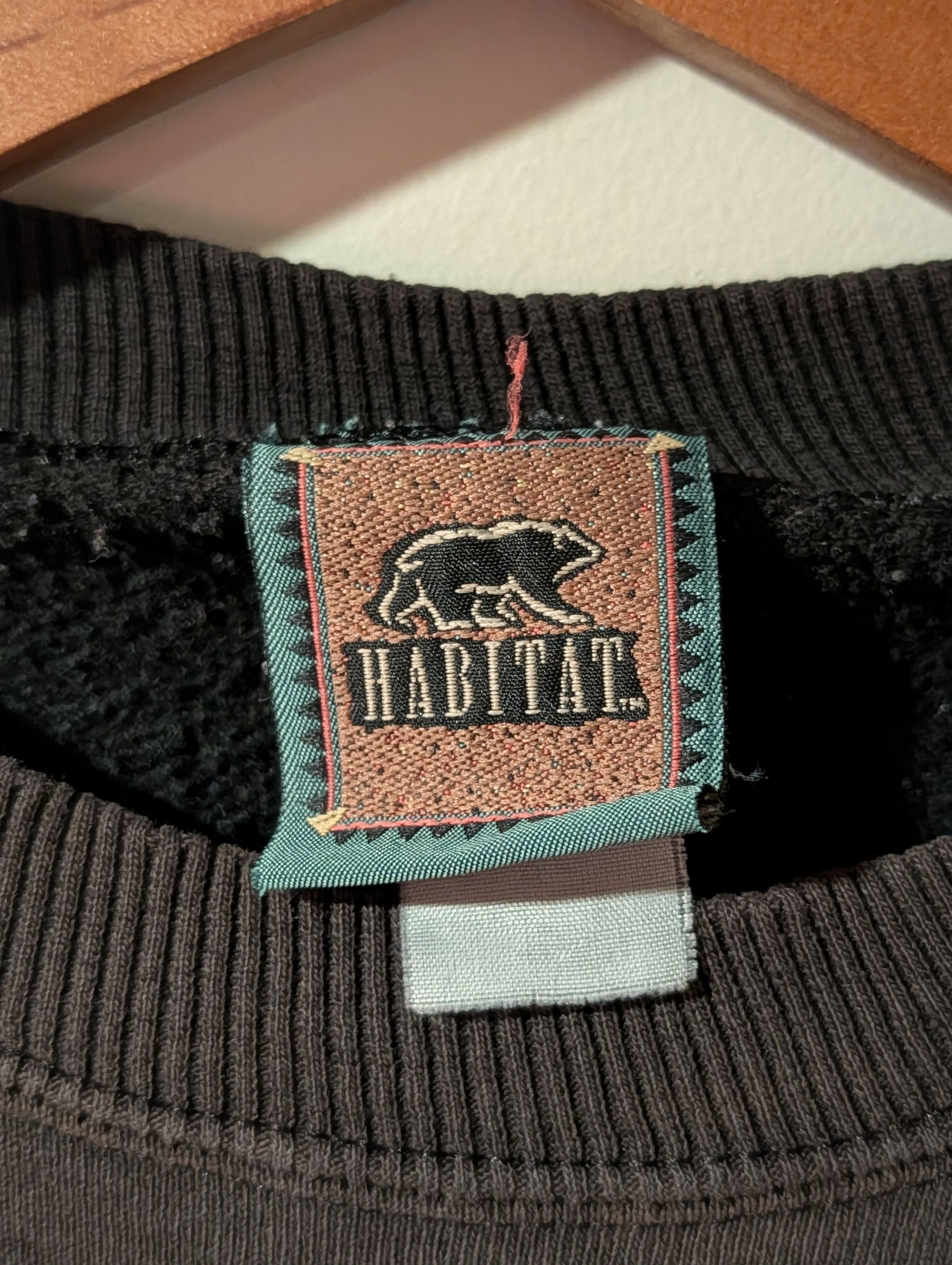 Habitat Vintage 90s Habitat Snow Tiger Sweatshirt Big Print Nature Size US XL / EU 56 / 4 - 4 Thumbnail