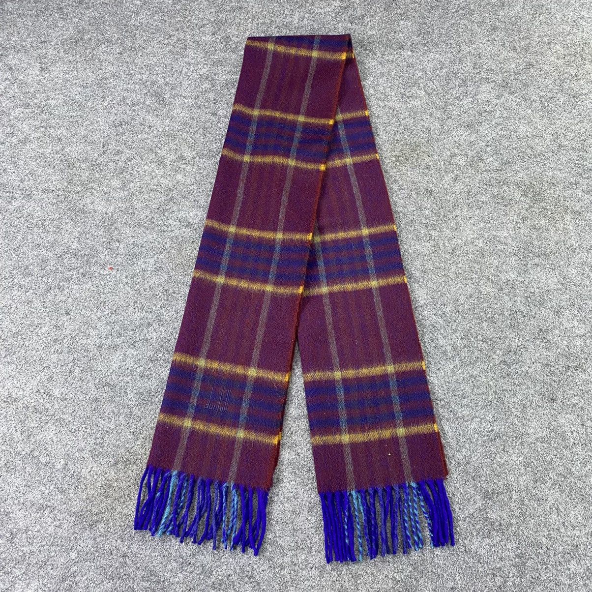 Alfred Dunhill Dunhill Pure Cashmere Muffler / Scarf / neckwear-T1235 Size ONE SIZE - 2 Thumbnail