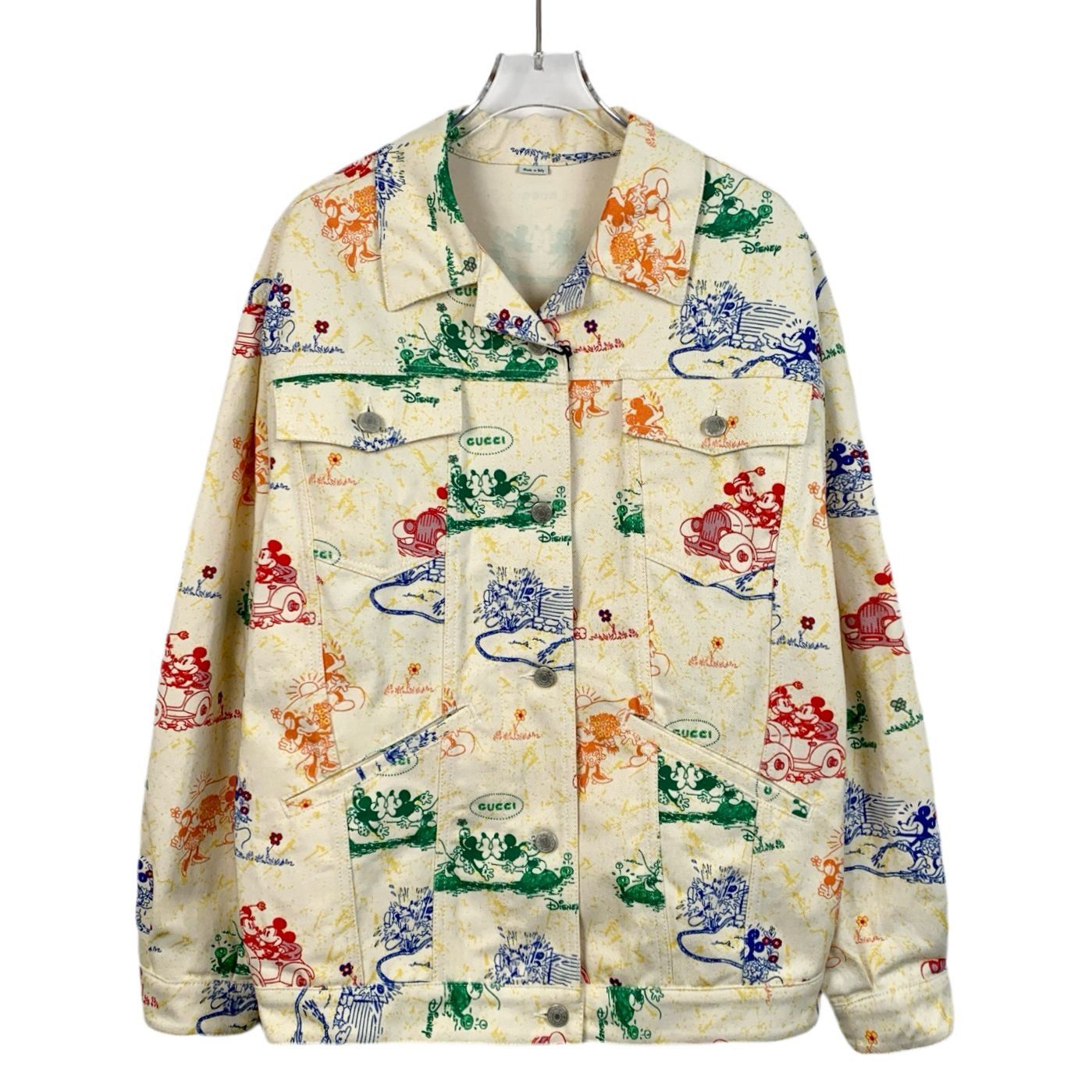 Disney X Gucci Mickey Mouse Printed Denim Jacket